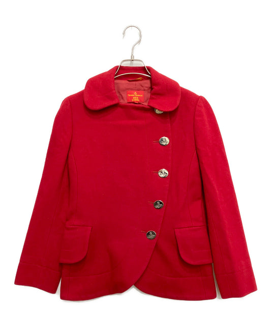 [Pre-owned] Vivienne Westwood RED LABEL Orb button wool blend short coat 357-01-63019