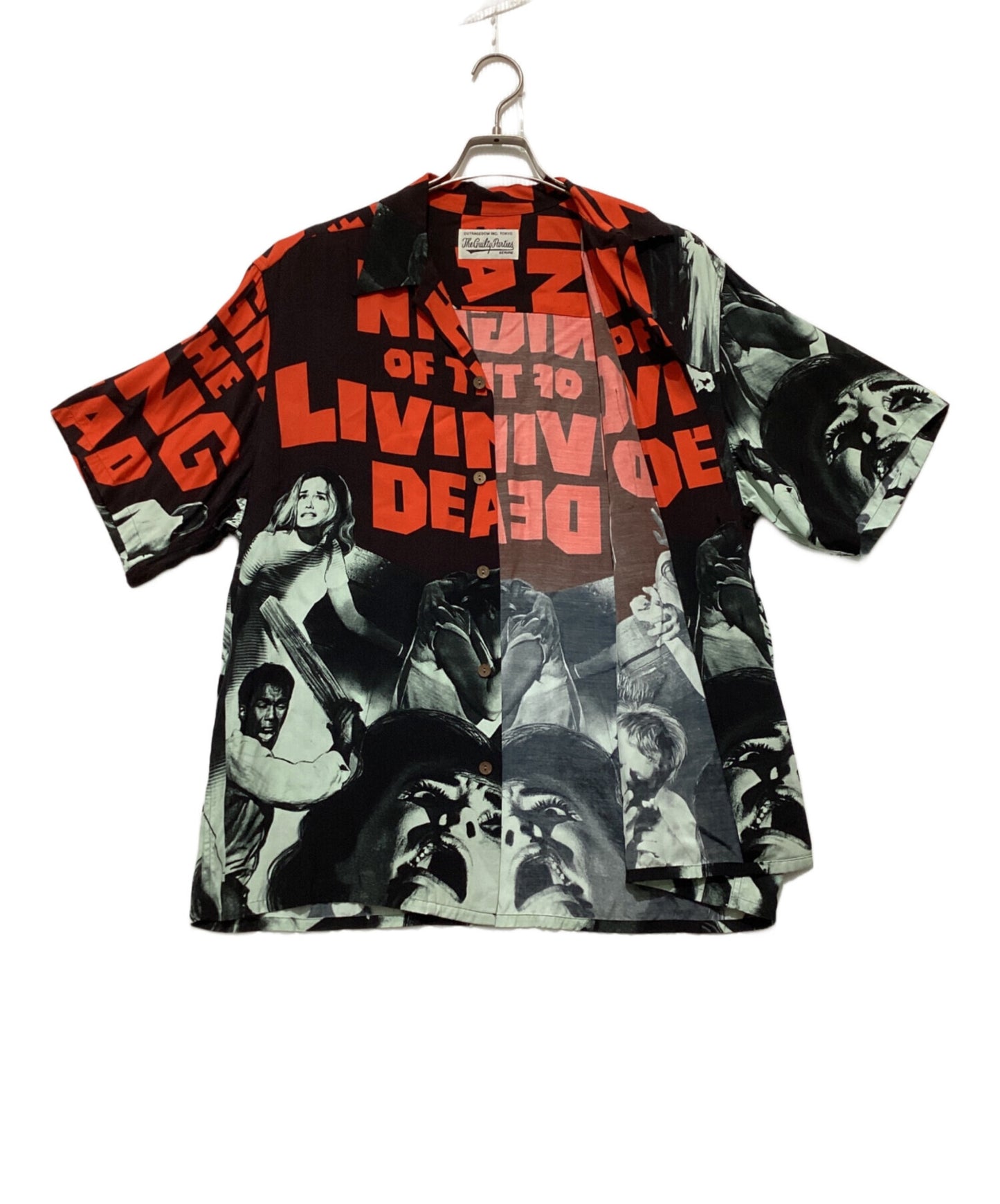 [Pre-owned] WACKO MARIA NIGHT OF THE LIVING DEAD HAWAIIAN SHIRT