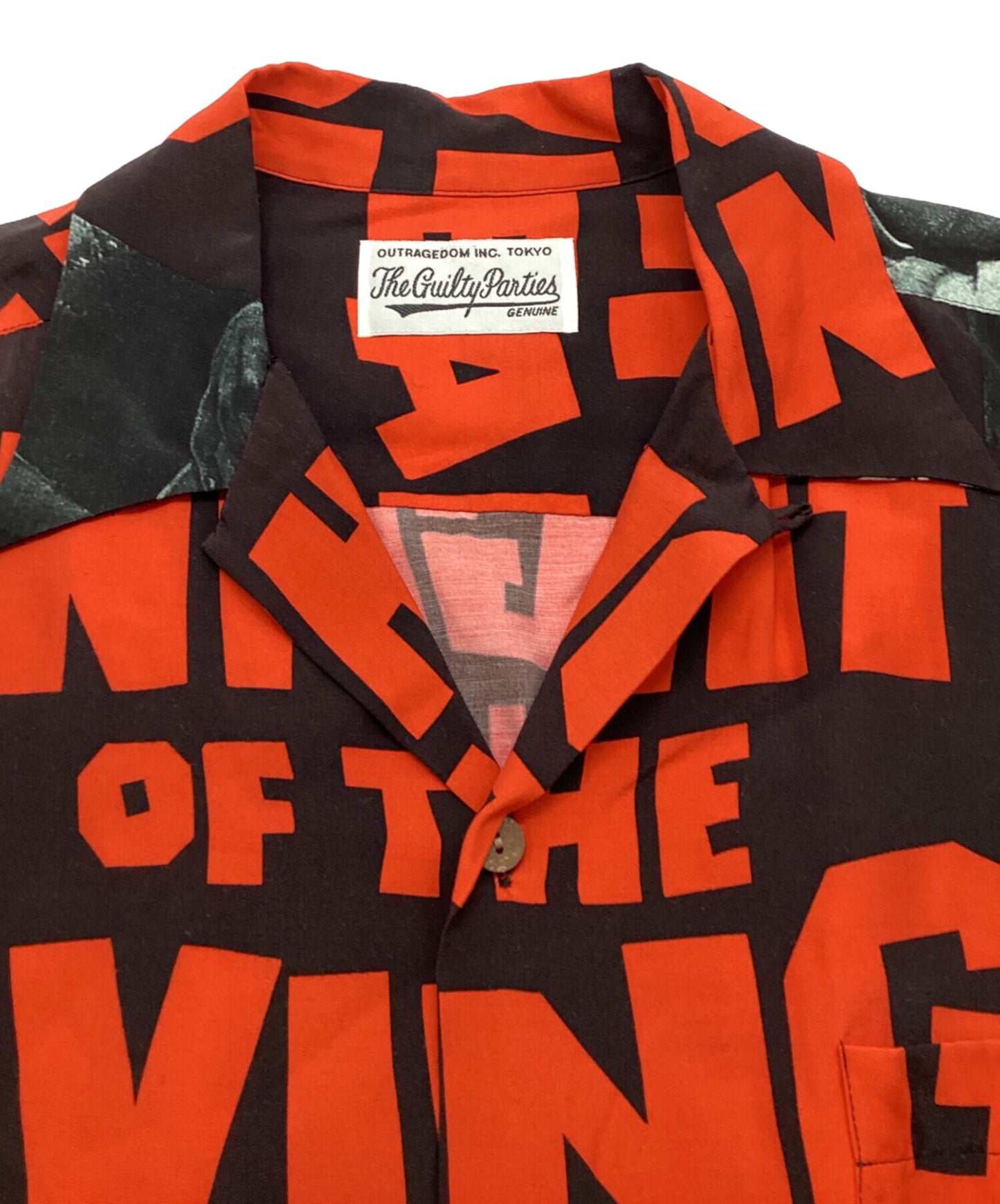[Pre-owned] WACKO MARIA NIGHT OF THE LIVING DEAD HAWAIIAN SHIRT