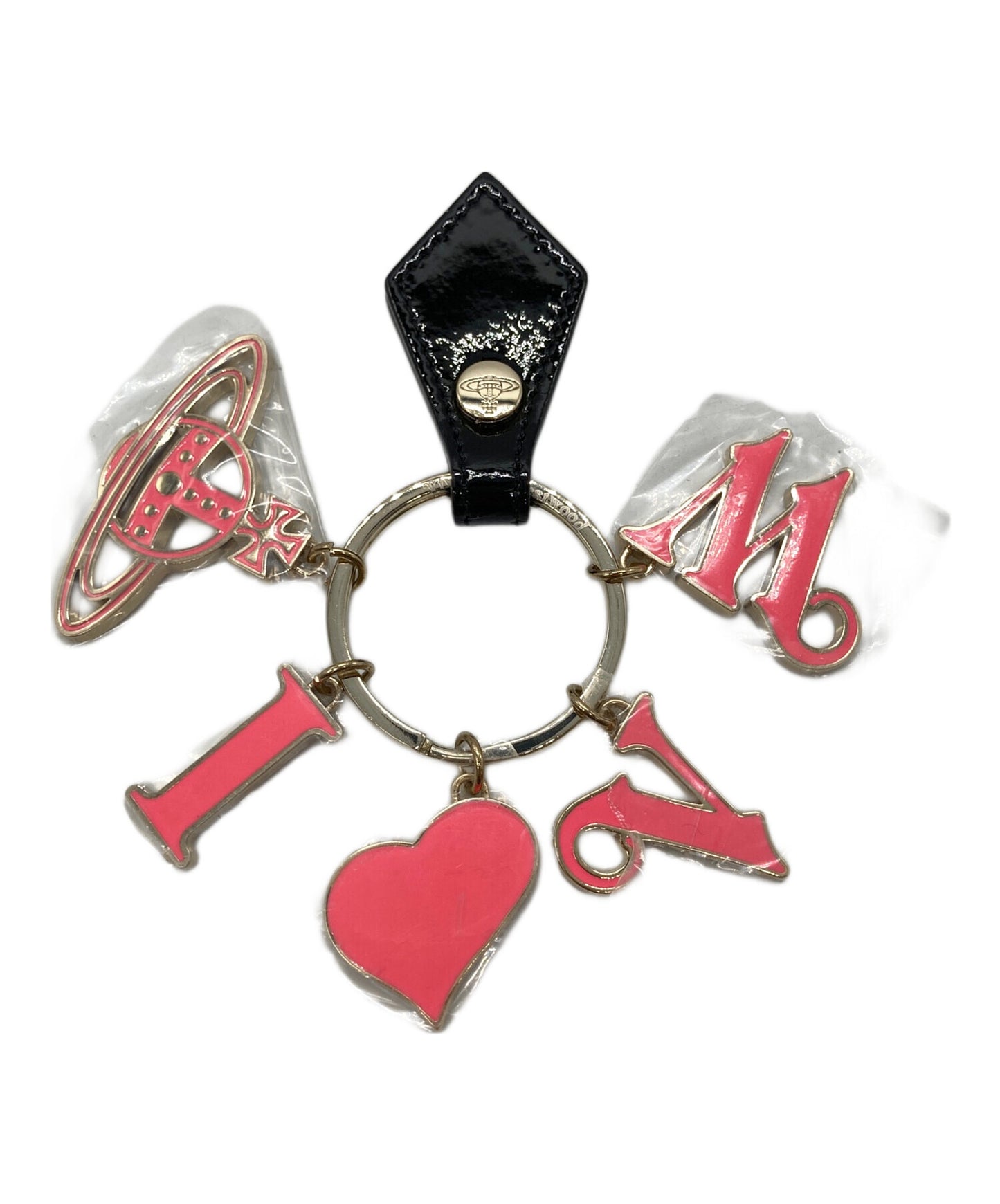 [Pre-owned] Vivienne Westwood Initials & Orbs Bag Charm