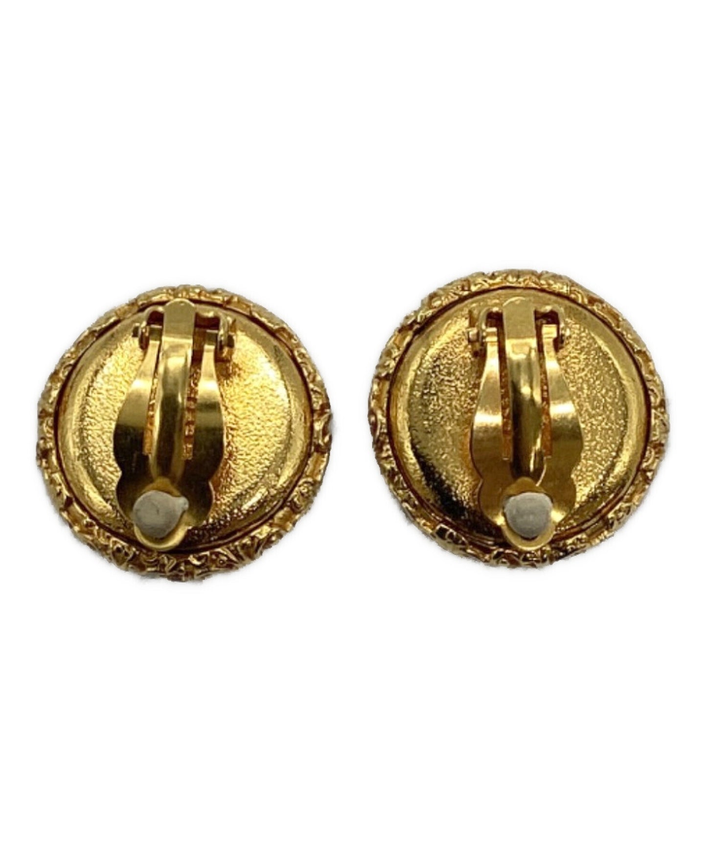 [Pre-owned] CHANEL Lava mirror earrings