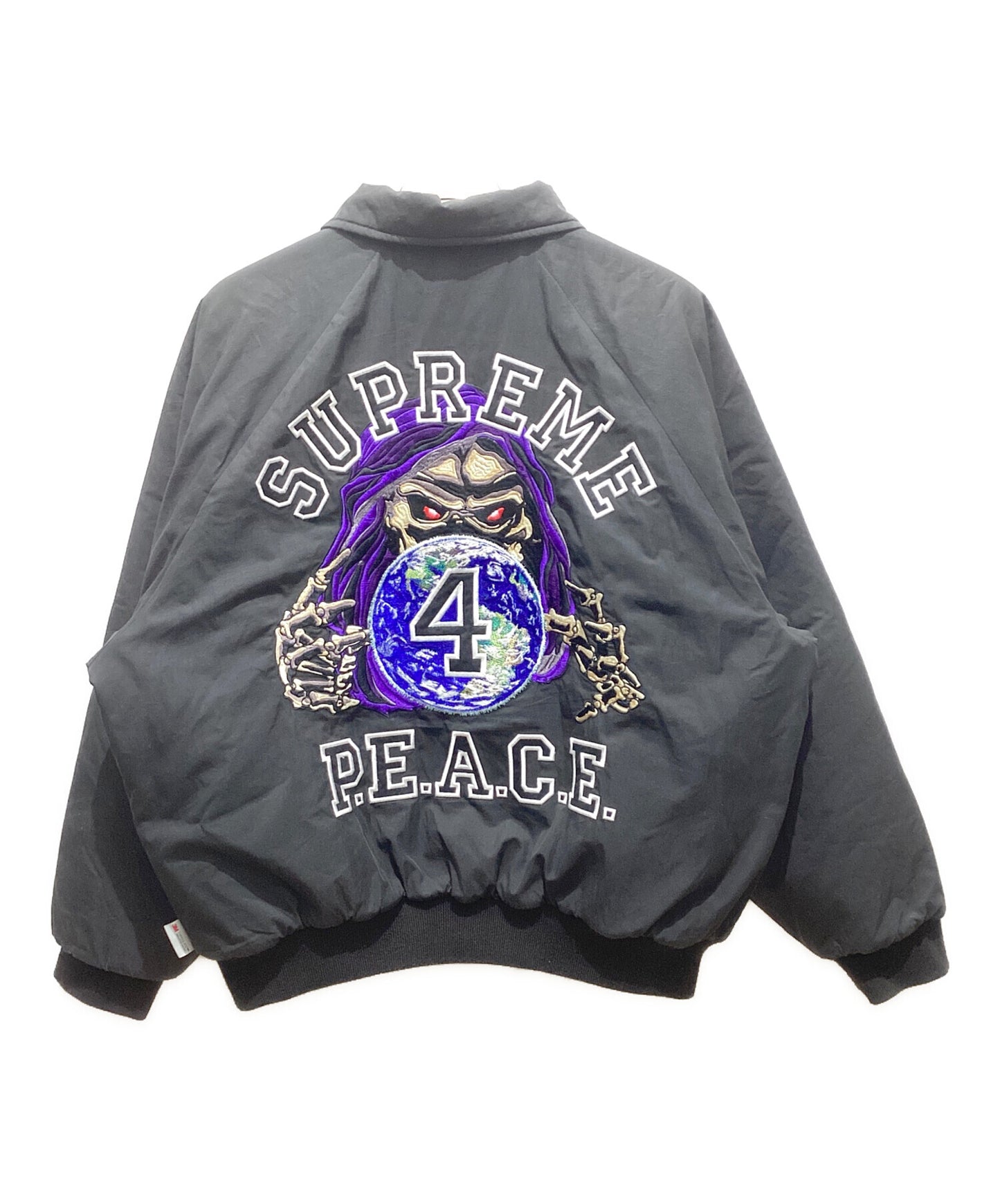 [Pre-owned] SUPREME 23AW PEACE Embroidered WORK Jacket