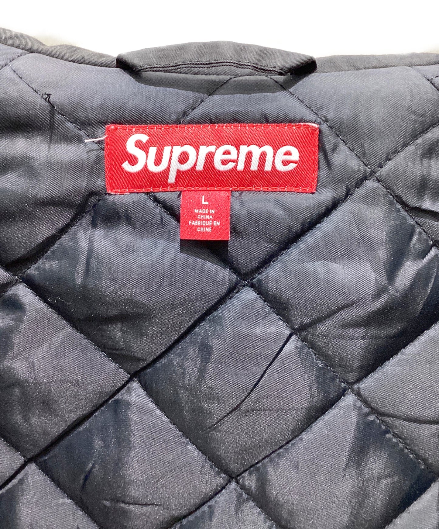 [Pre-owned] SUPREME 23AW PEACE Embroidered WORK Jacket