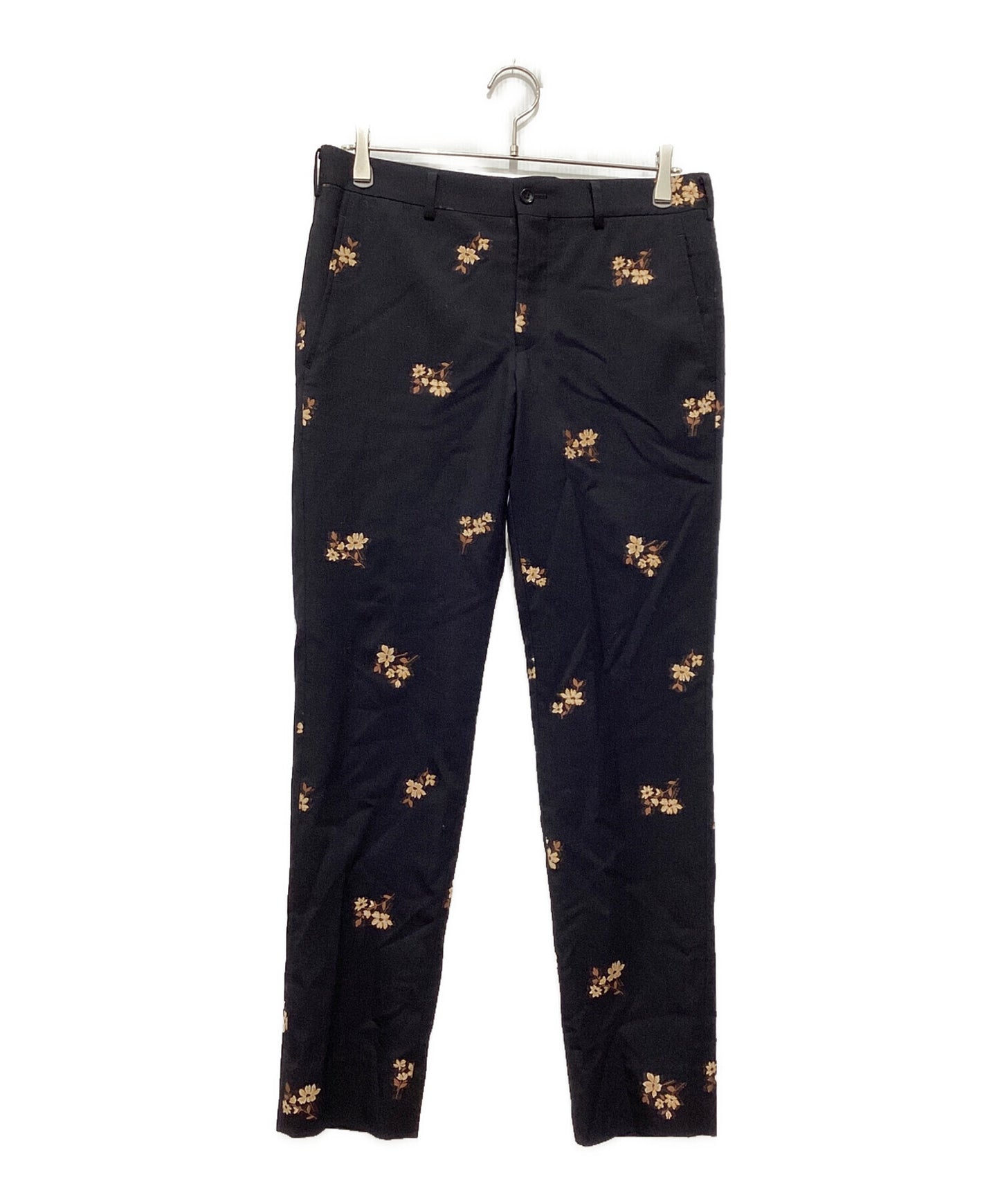 [Pre-owned] COMME des GARCONS HOMME PLUS 25SS Flower Embroidery Pants PO-P013