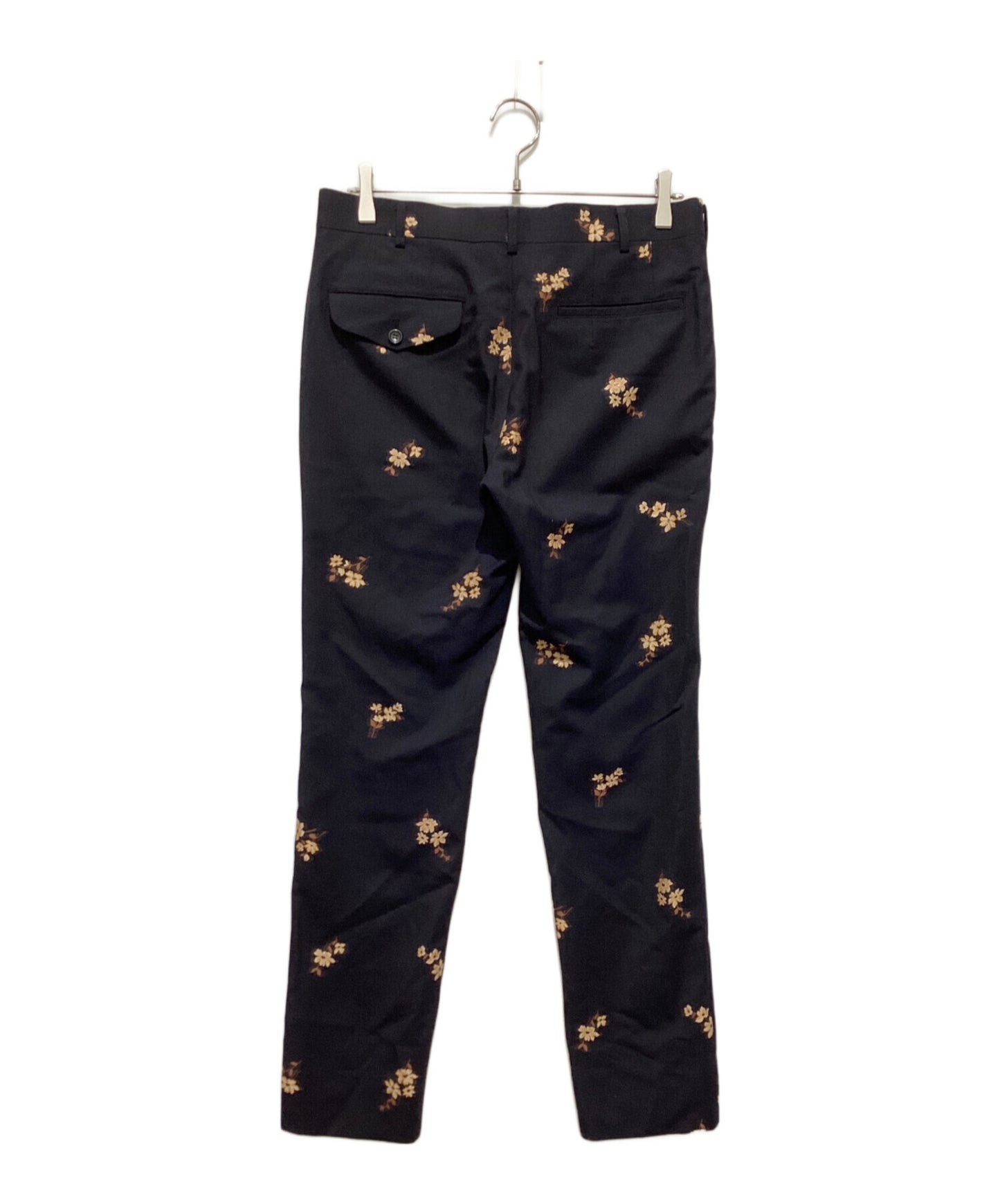 [Pre-owned] COMME des GARCONS HOMME PLUS 25SS Flower Embroidery Pants PO-P013