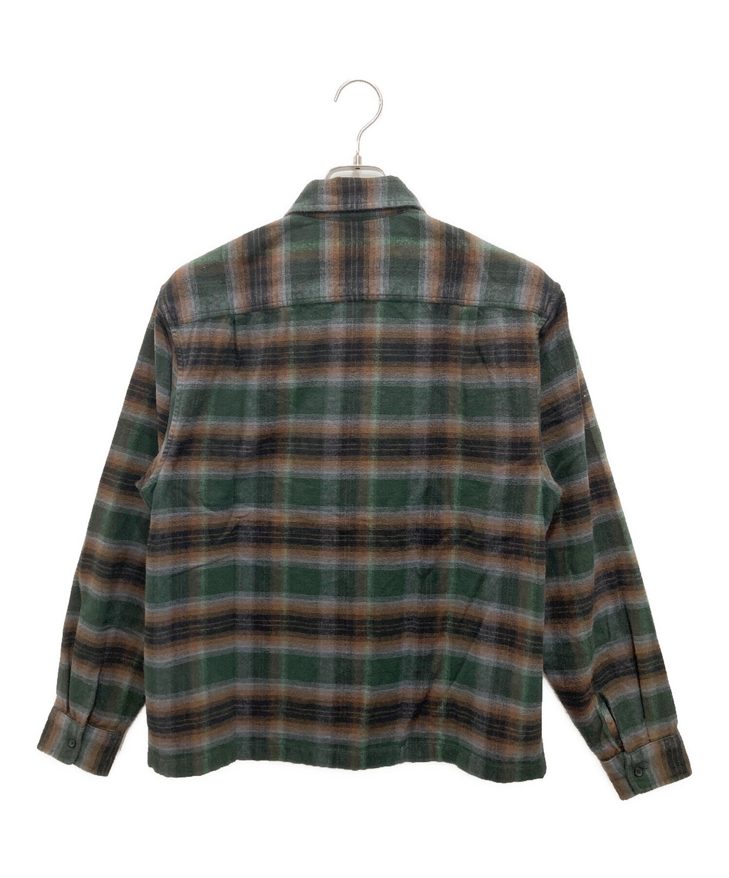[Pre-owned] SUPREME Shadow Plaid Flannel Zip Up Shirt