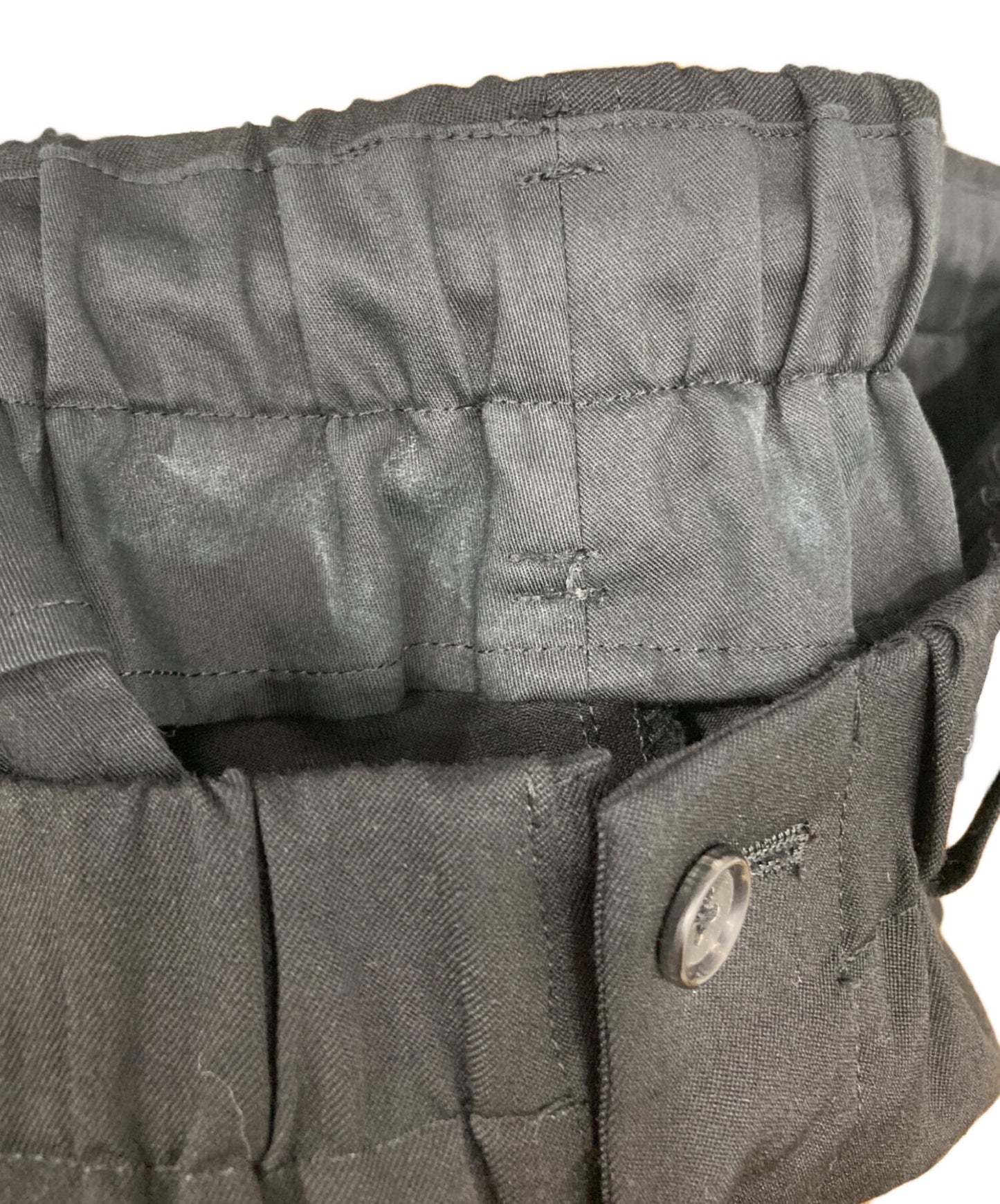[Pre-owned] Yohji Yamamoto pour homme Double Stitched Elastic Pants / ELASTICATED WAIST PANTS HJ-P06-100