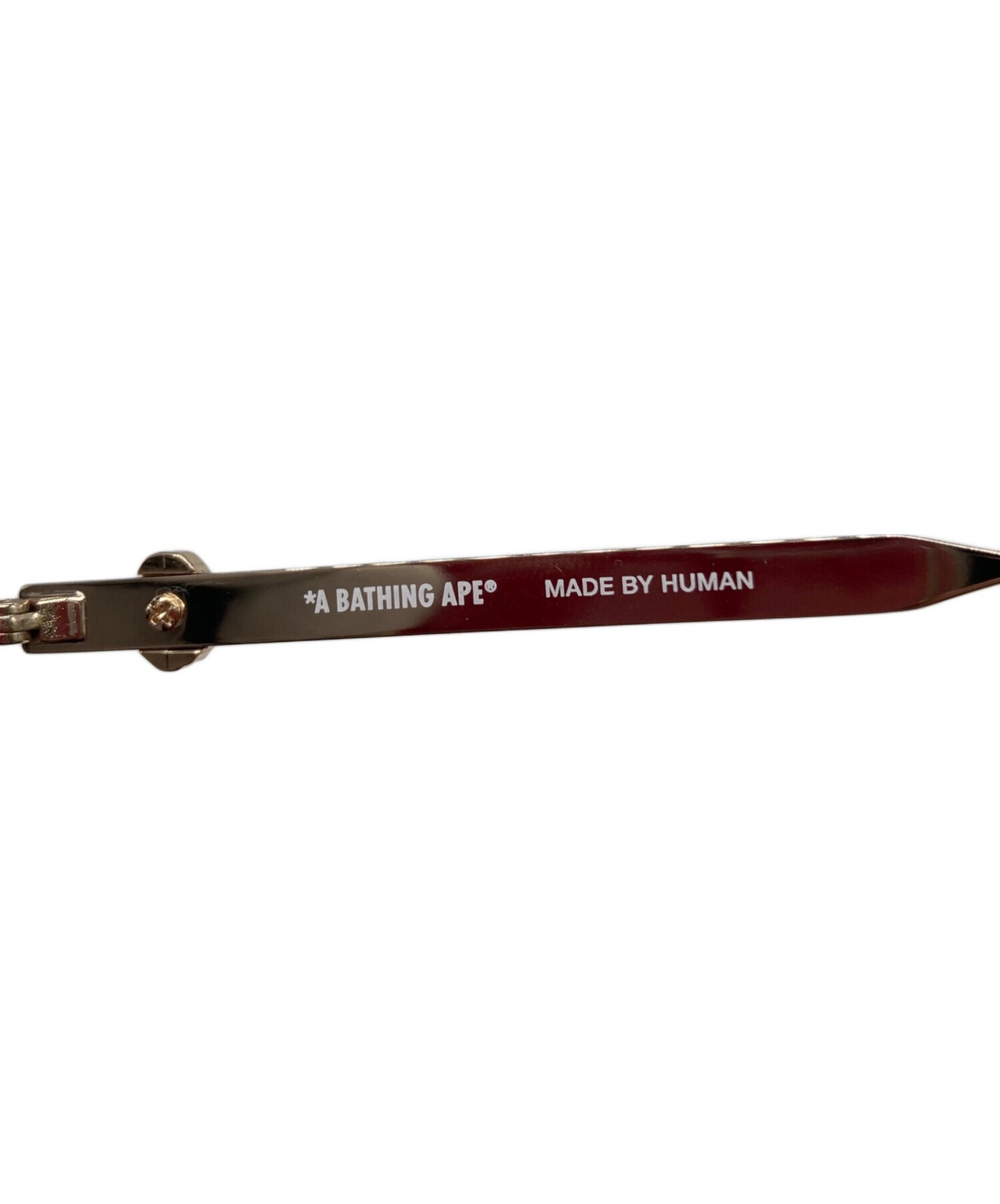 [Pre-owned] A BATHING APE fashionable eyeglasses worn for appearance's sake BA13052