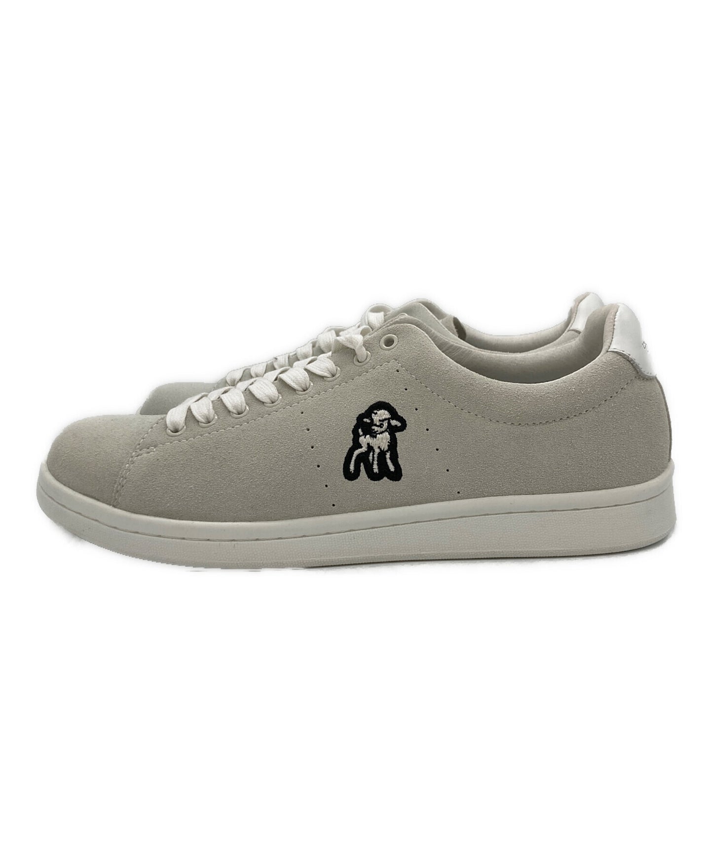 [Pre-owned] UNDERCOVER Sheep embroidered leather sneakers / the shepherd UNDERCOVER