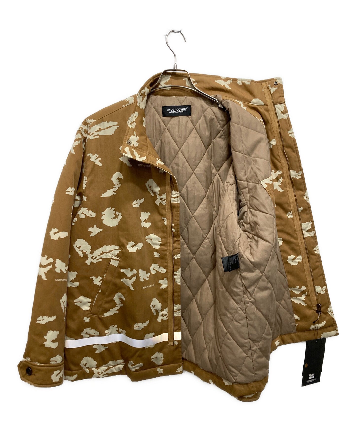 [Pre-owned] UNDERCOVER 22AW Digital Camo Allover Pattern T/C Twill Stand Collar BZ UC2B4202-2