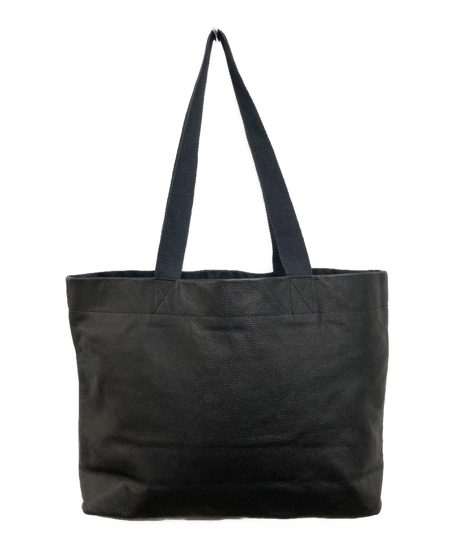 [Pre-owned] YOHJI YAMAMOTO Novelty logo leather mini tote bag