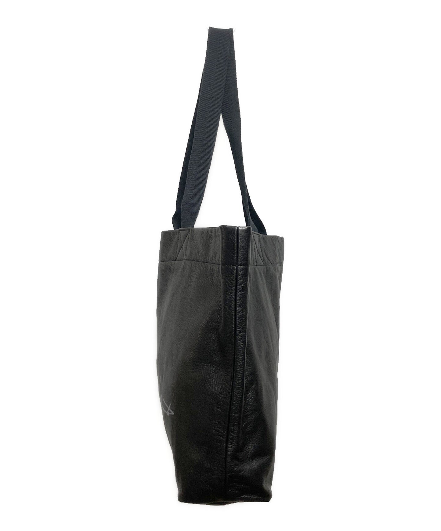 [Pre-owned] YOHJI YAMAMOTO Novelty logo leather mini tote bag