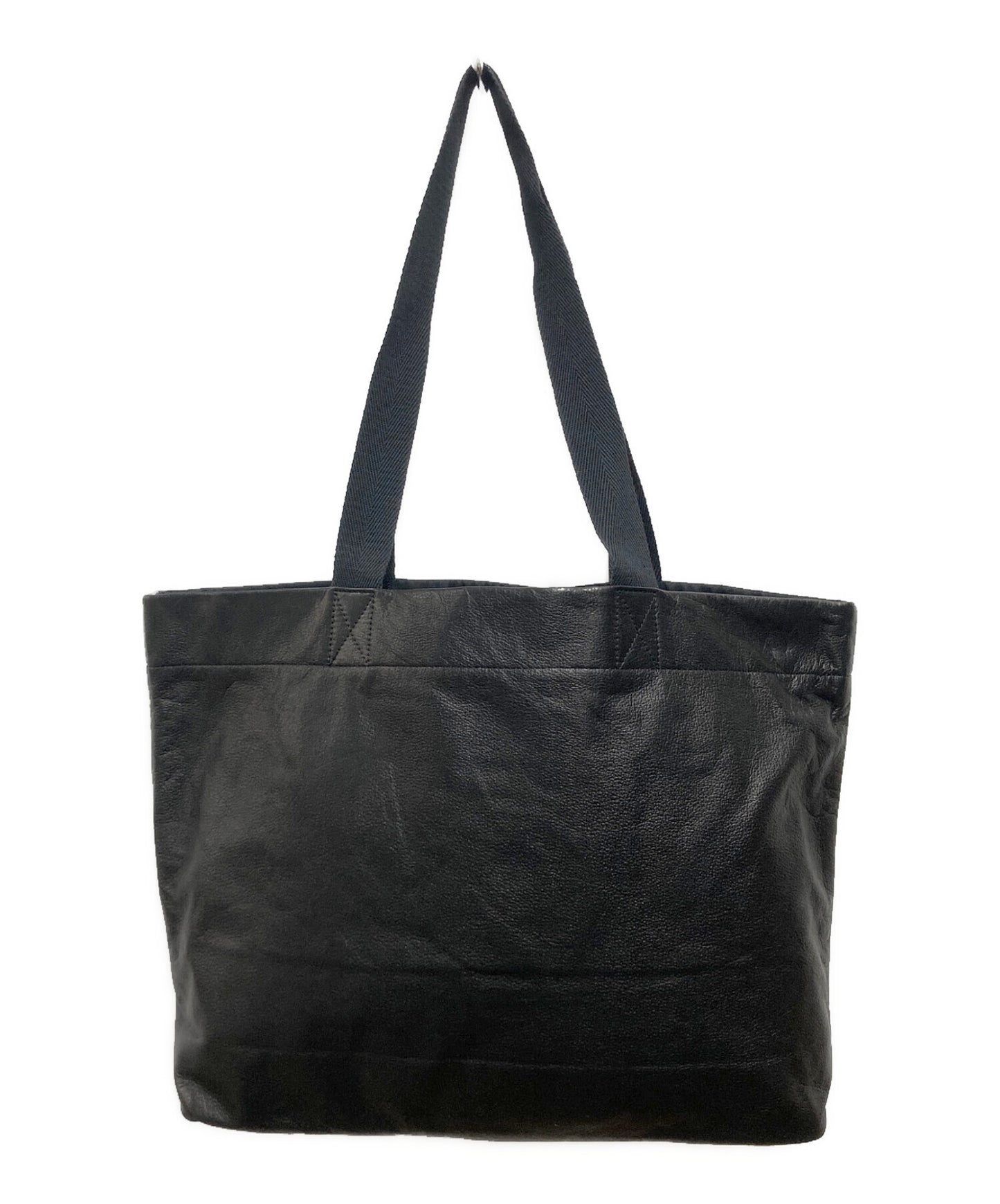[Pre-owned] YOHJI YAMAMOTO Novelty logo leather mini tote bag
