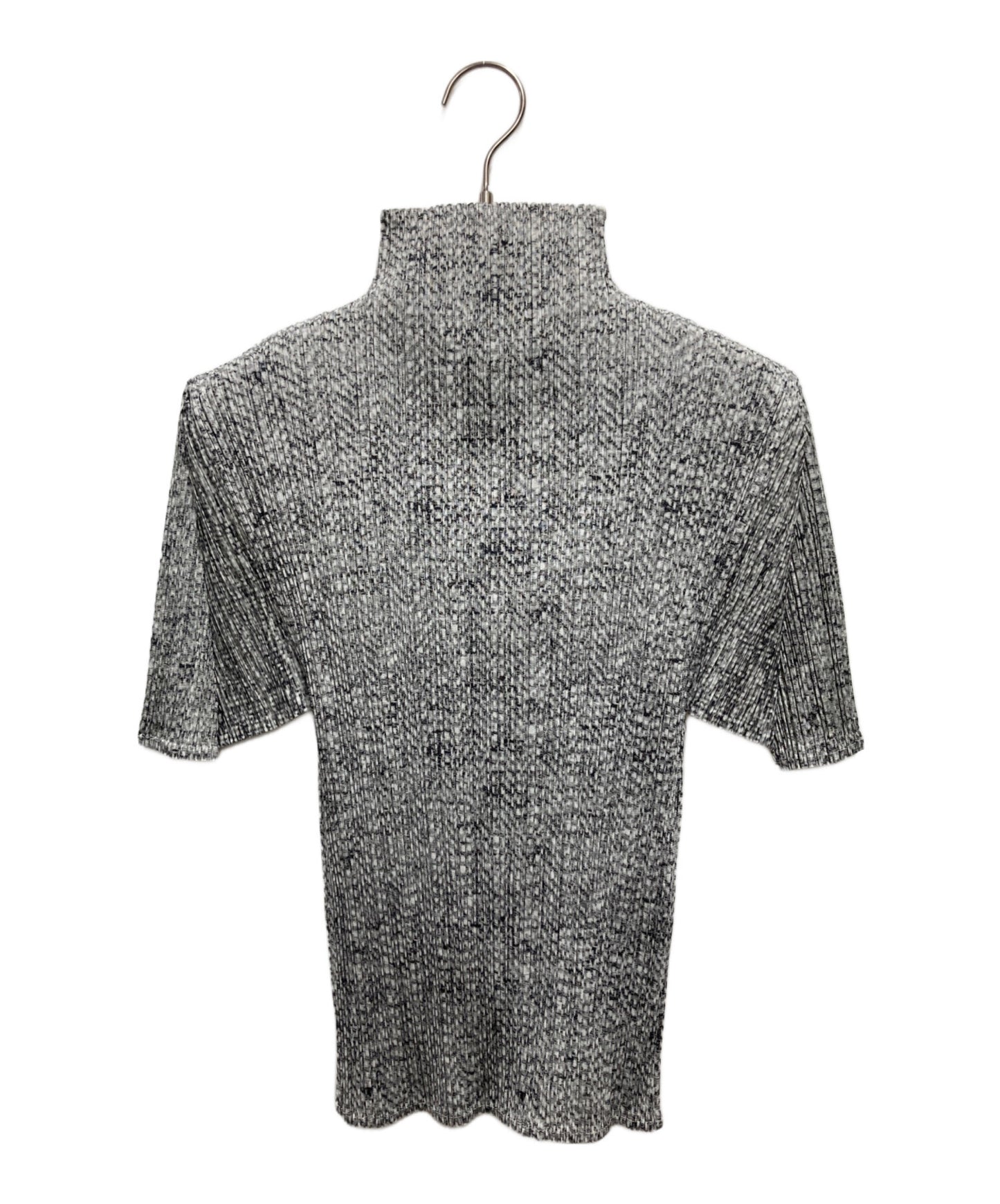 [Pre-owned] PLEATS PLEASE Marble Pattern Short-Sleeved Pleated Cut and Sewn PP12-JK452