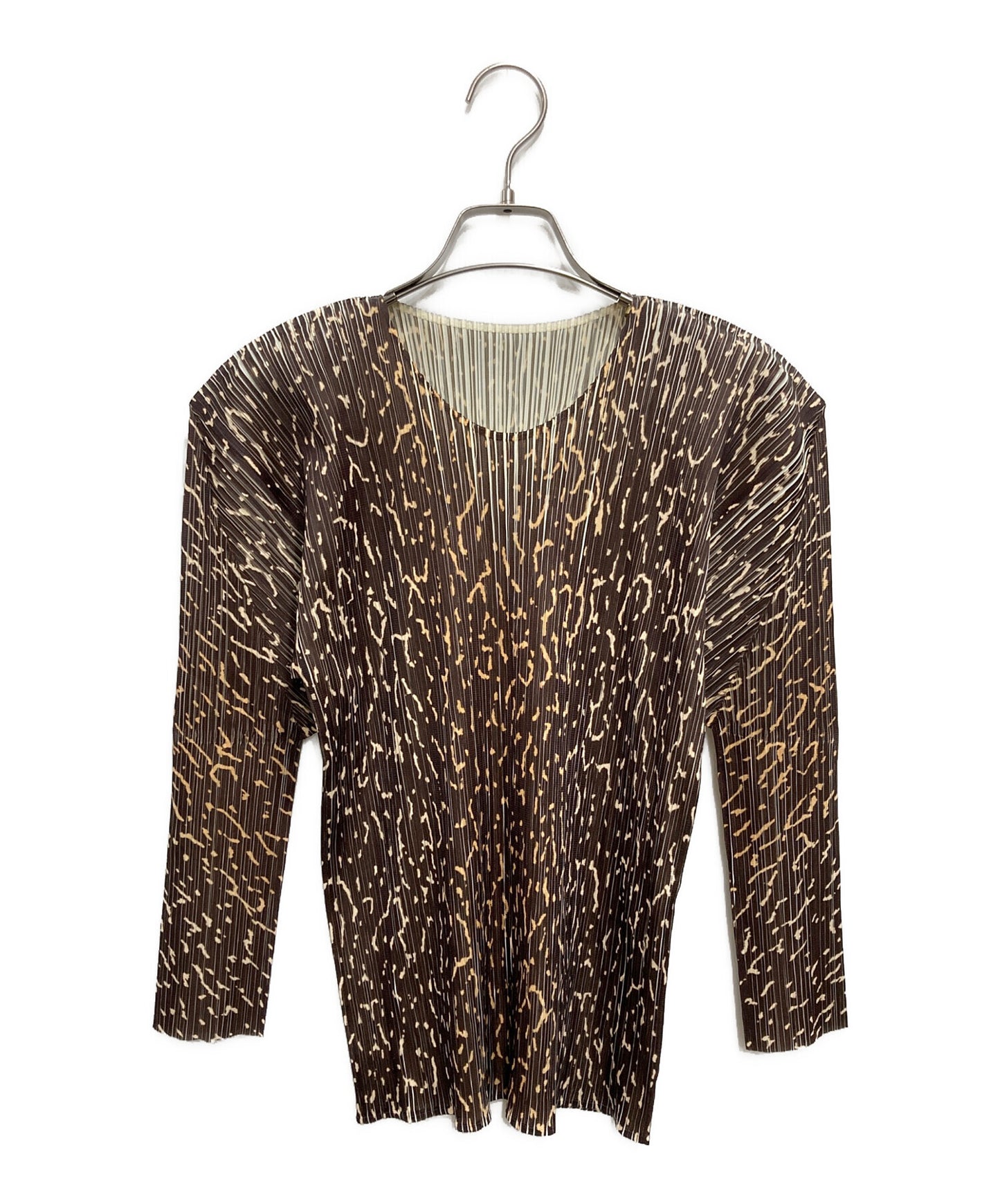 [Pre-owned] PLEATS PLEASE Patterned pleated cut and sewn PP62-JK529