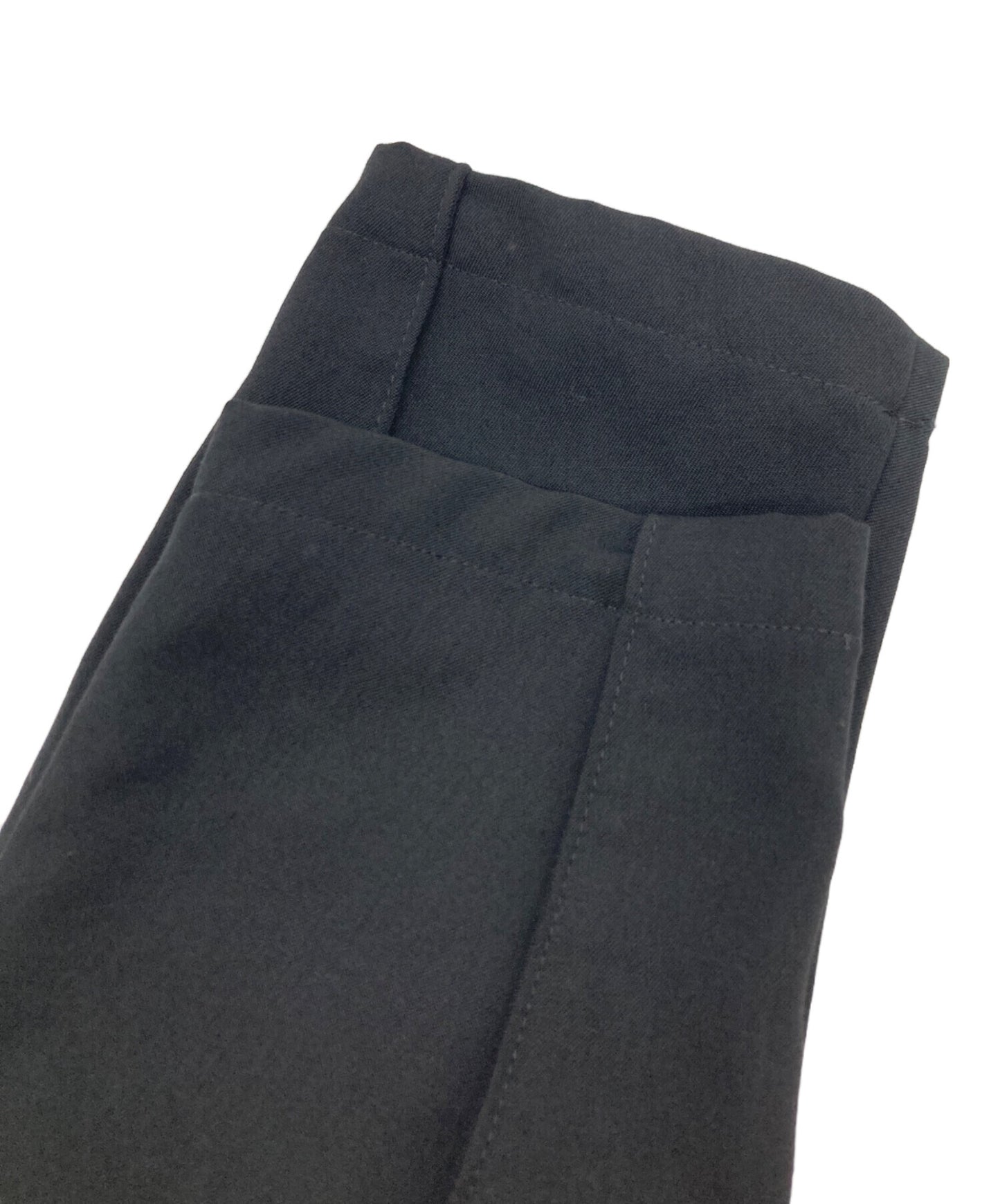 [Pre-owned] YOHJI YAMAMOTO Wool Gaber Sleeve 3D-Switched Front Long Jacket FV-J06-100