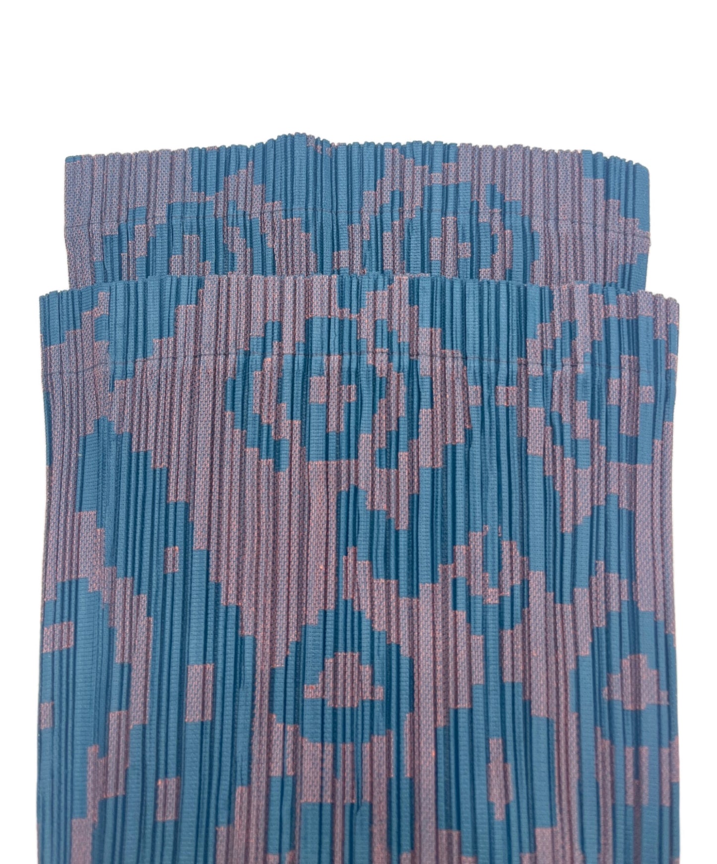 [Pre-owned] PLEATS PLEASE Geometric Pattern Pleated Easy Pants PP51-JF532