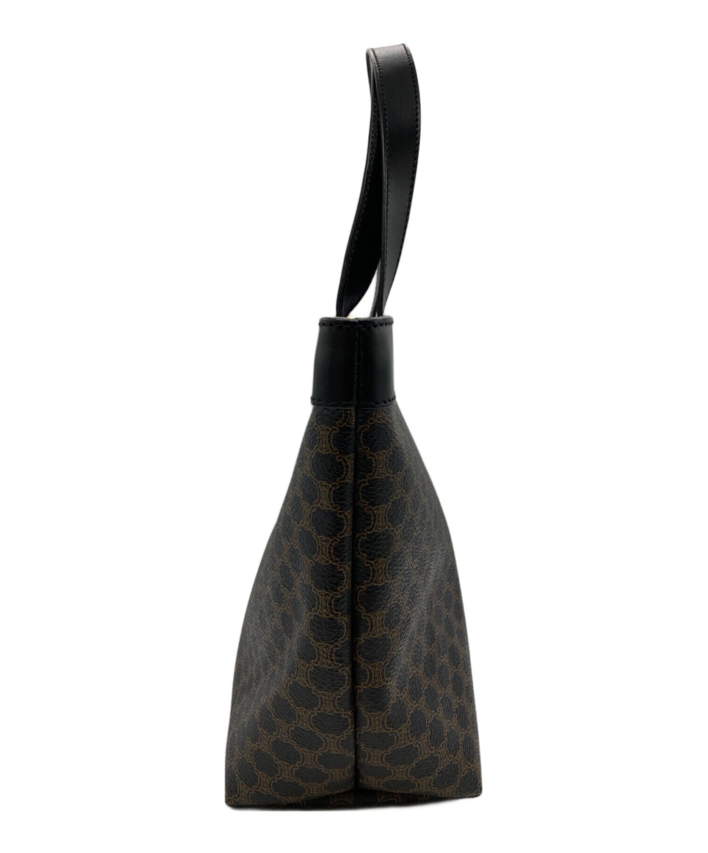 [Pre-owned] CELINE Macadam patterned boat-shaped handbag