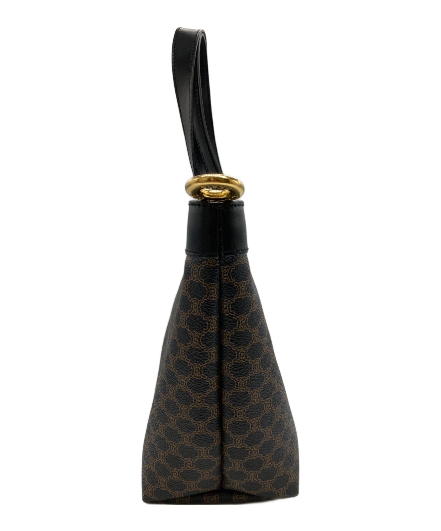 [Pre-owned] CELINE Macadam patterned boat-shaped handbag