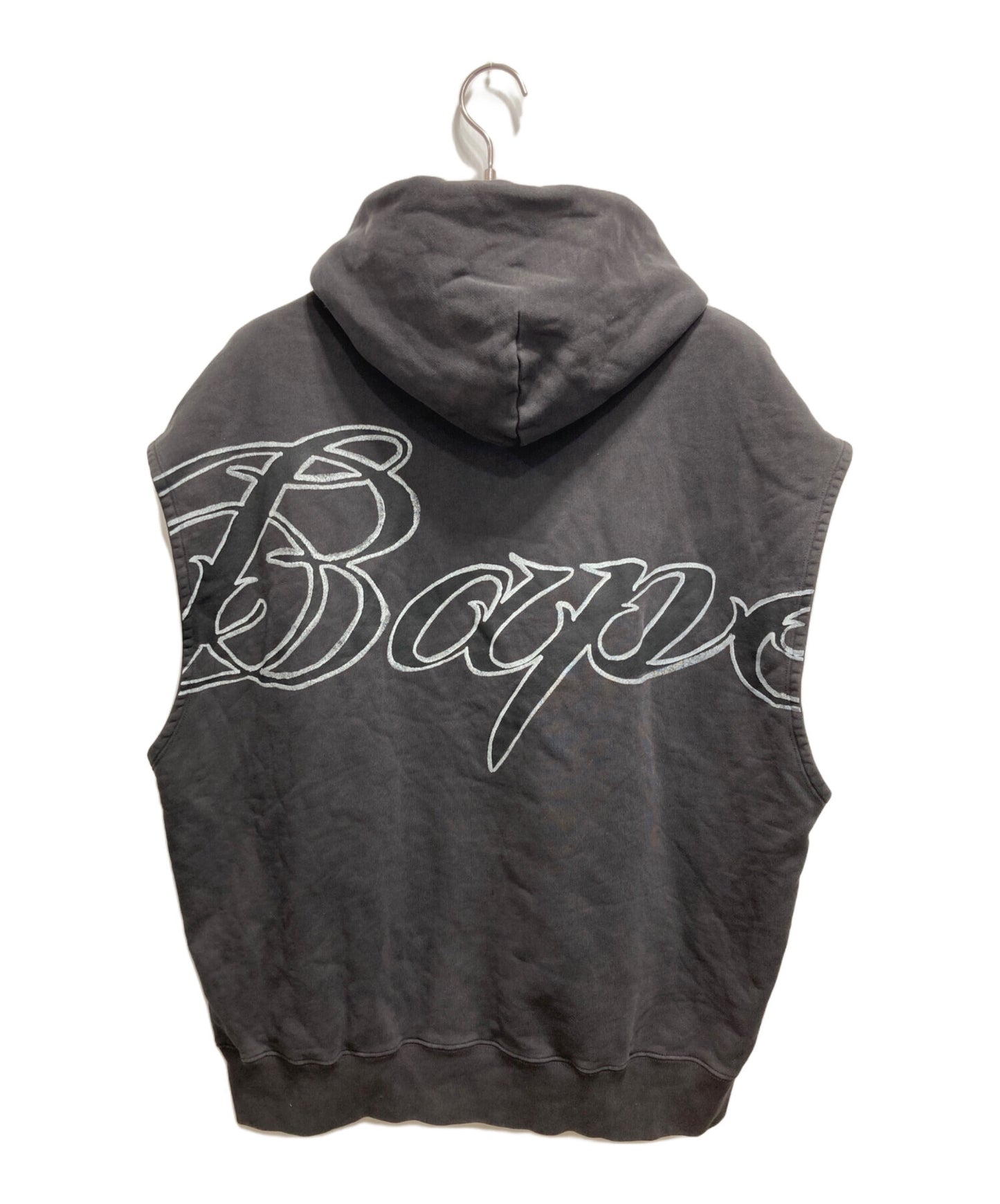 [Pre-owned] A BATHING APE Garment Dyed Sleeveless Hoodie