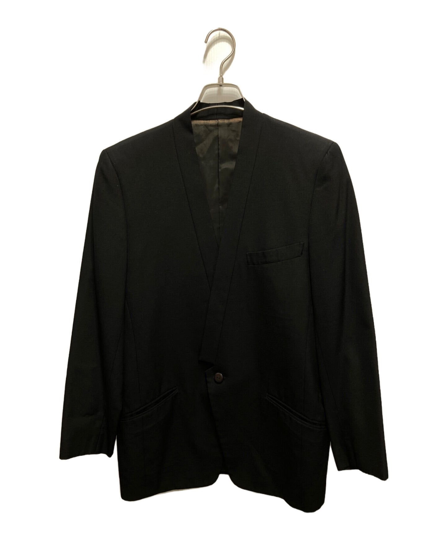 [Pre-owned] ISSEY MIYAKE 80s brush tag collarless jacket JG33687
