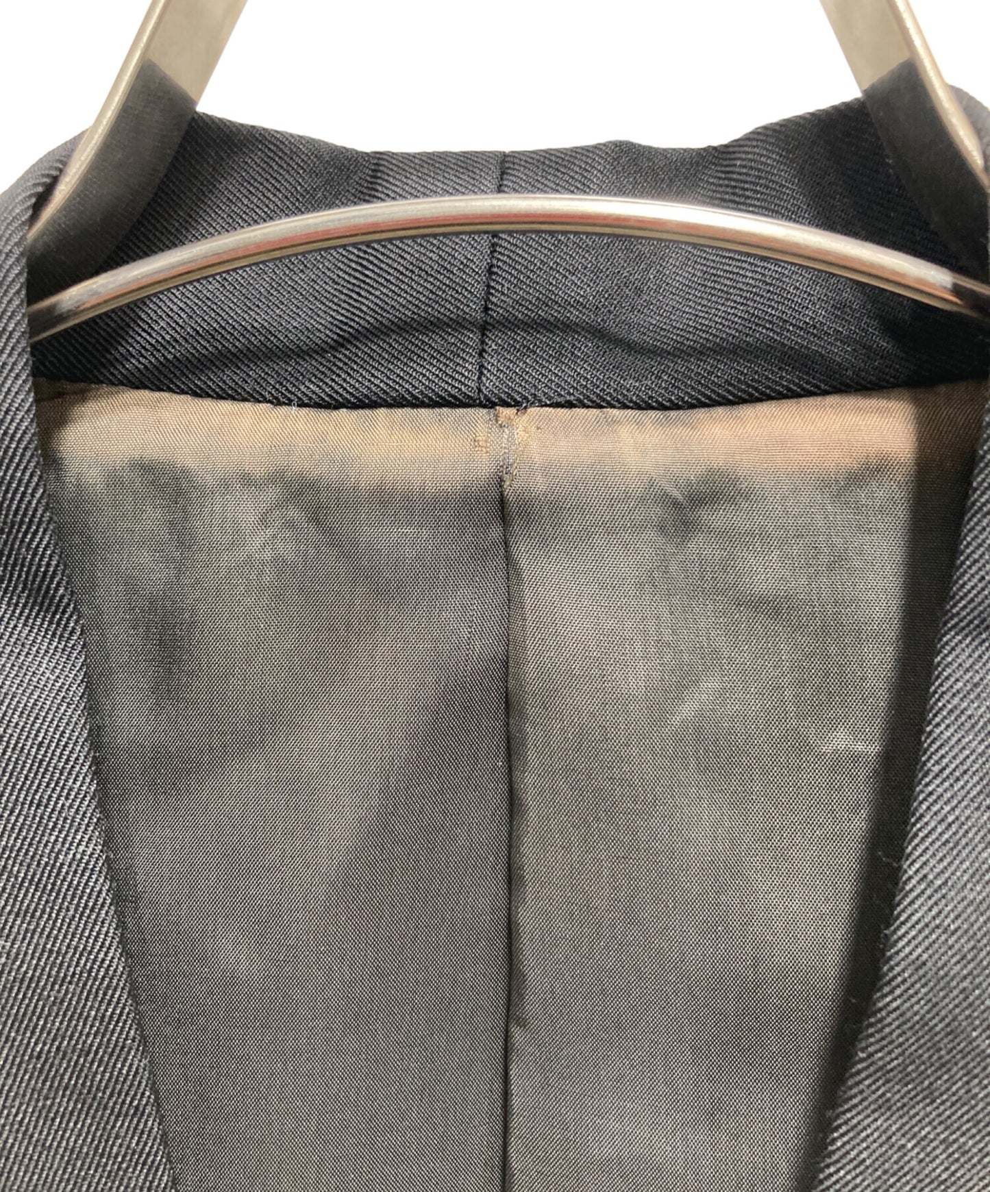 [Pre-owned] ISSEY MIYAKE 80s brush tag collarless jacket JG33687