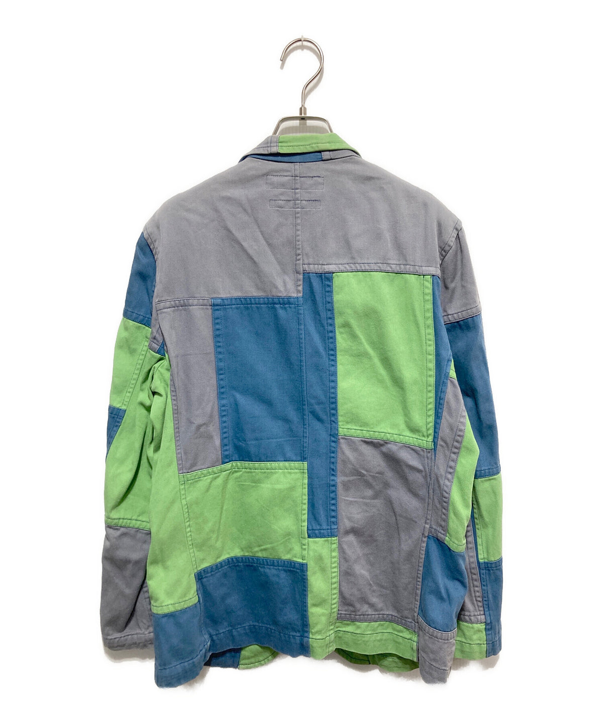 [Pre-owned] COMME des GARCONS SHIRT 04ss patchwork 1B cotton jacket S12112