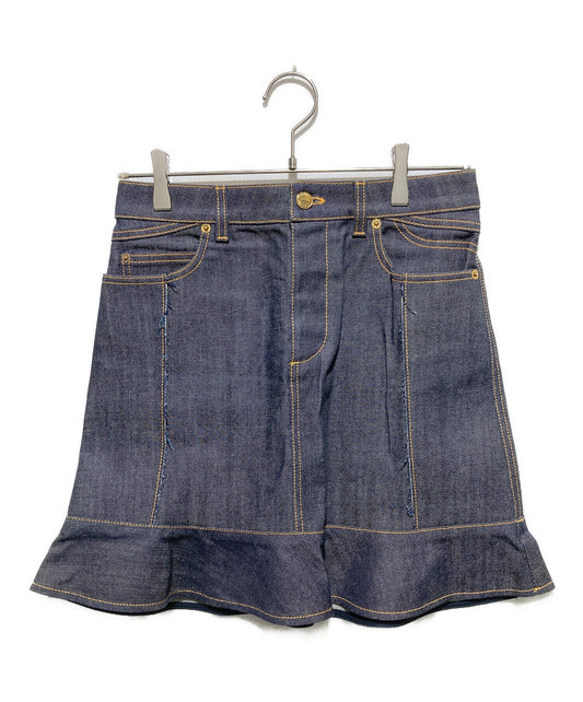 [Pre-owned] LOUIS VUITTON Denim Miniskirt FBSK09CKJ