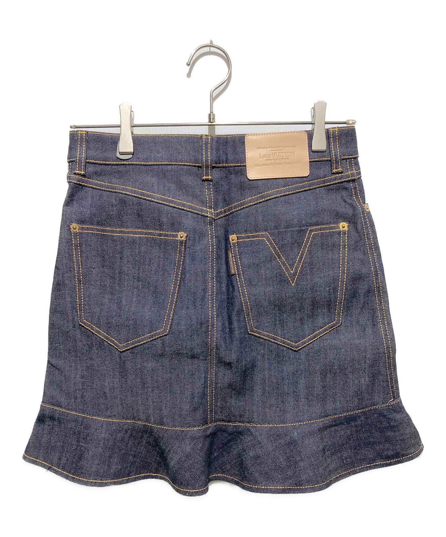 [Pre-owned] LOUIS VUITTON Denim Miniskirt FBSK09CKJ