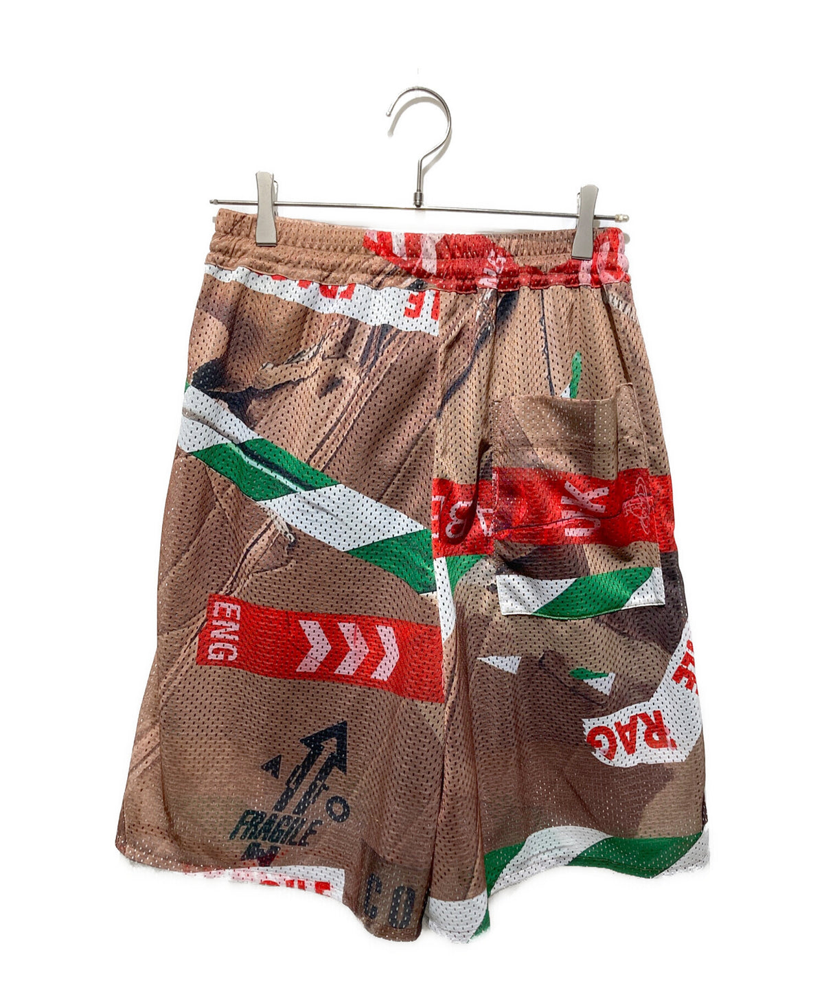 [Pre-owned] Vivienne Westwood RED LABEL CAUTION TAPE MAN LONDON/Layered Shorts 16-12-741014