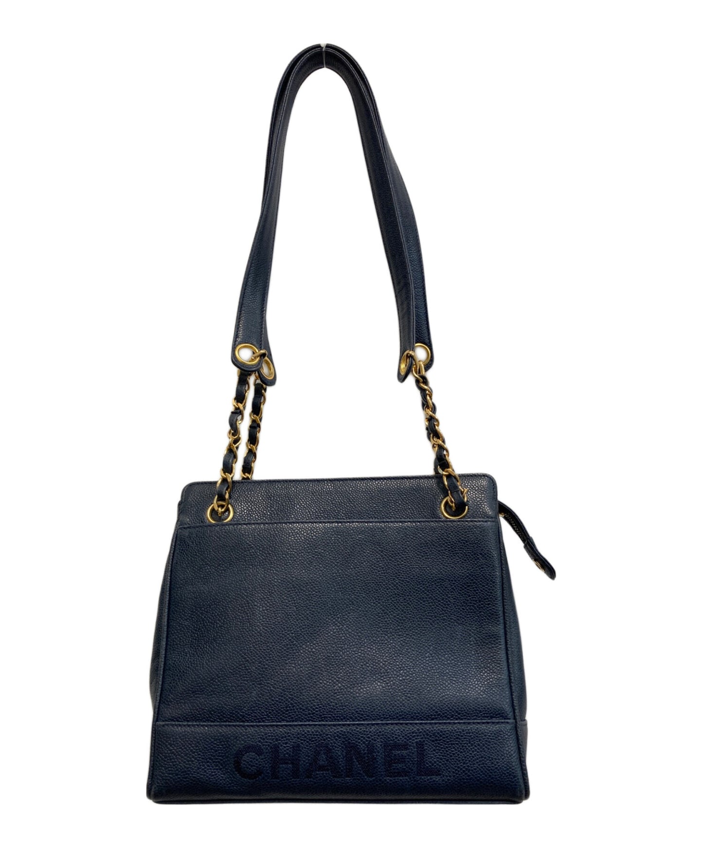 [Pre-owned] CHANEL Caviar skin chain shoulder bag A08044