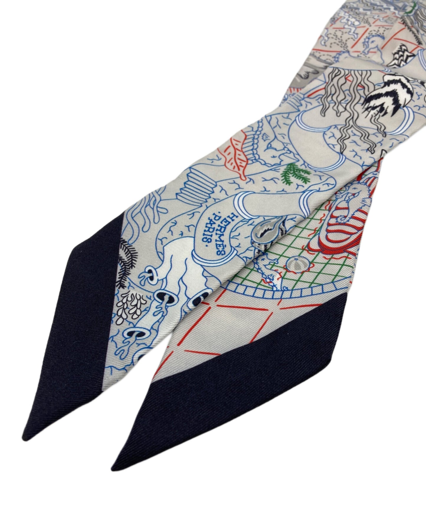 [Pre-owned] HERMES TWILLY splash park in/gris perle