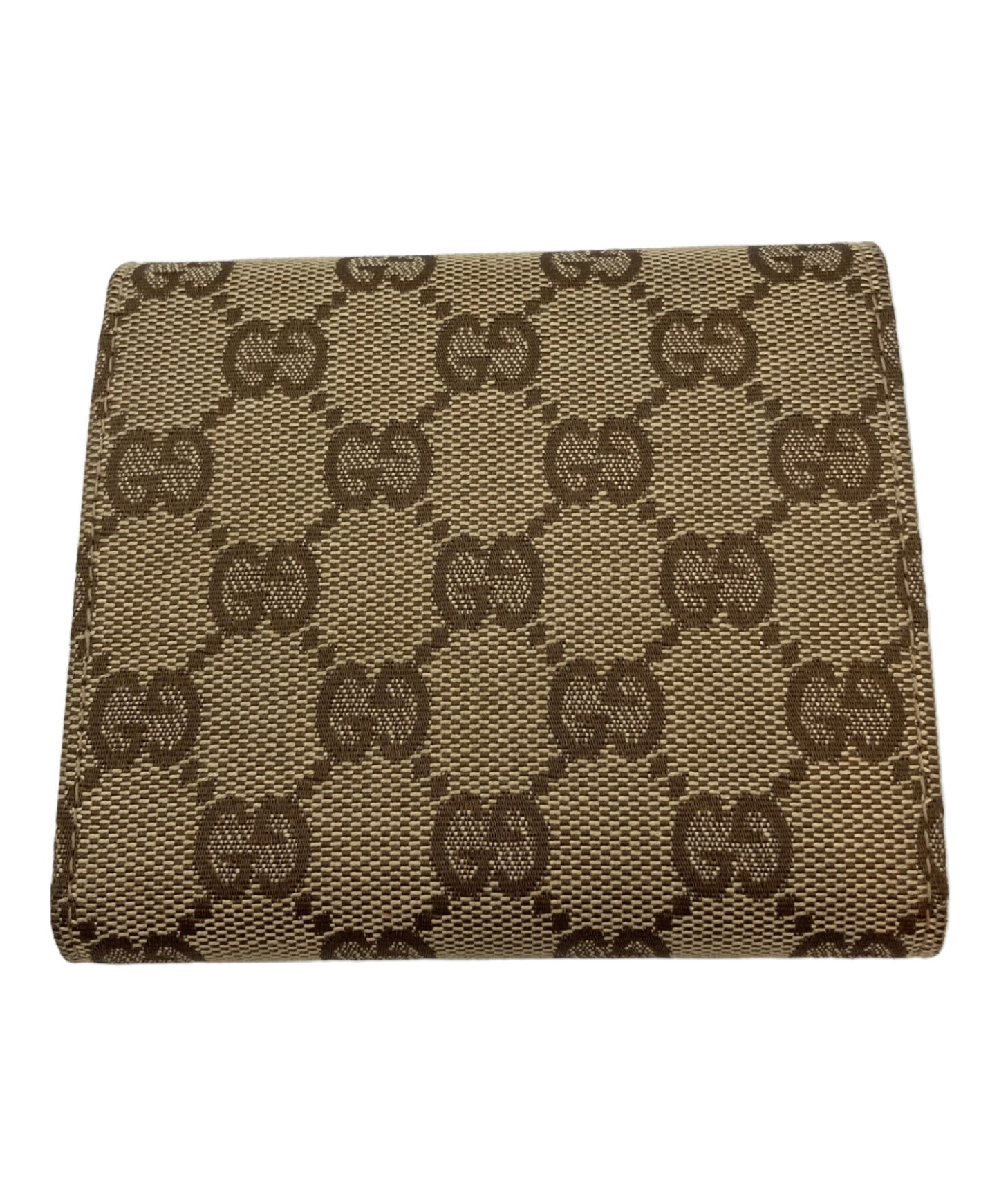 [Pre-owned] GUCCI GG canvas trifold wallet 120933