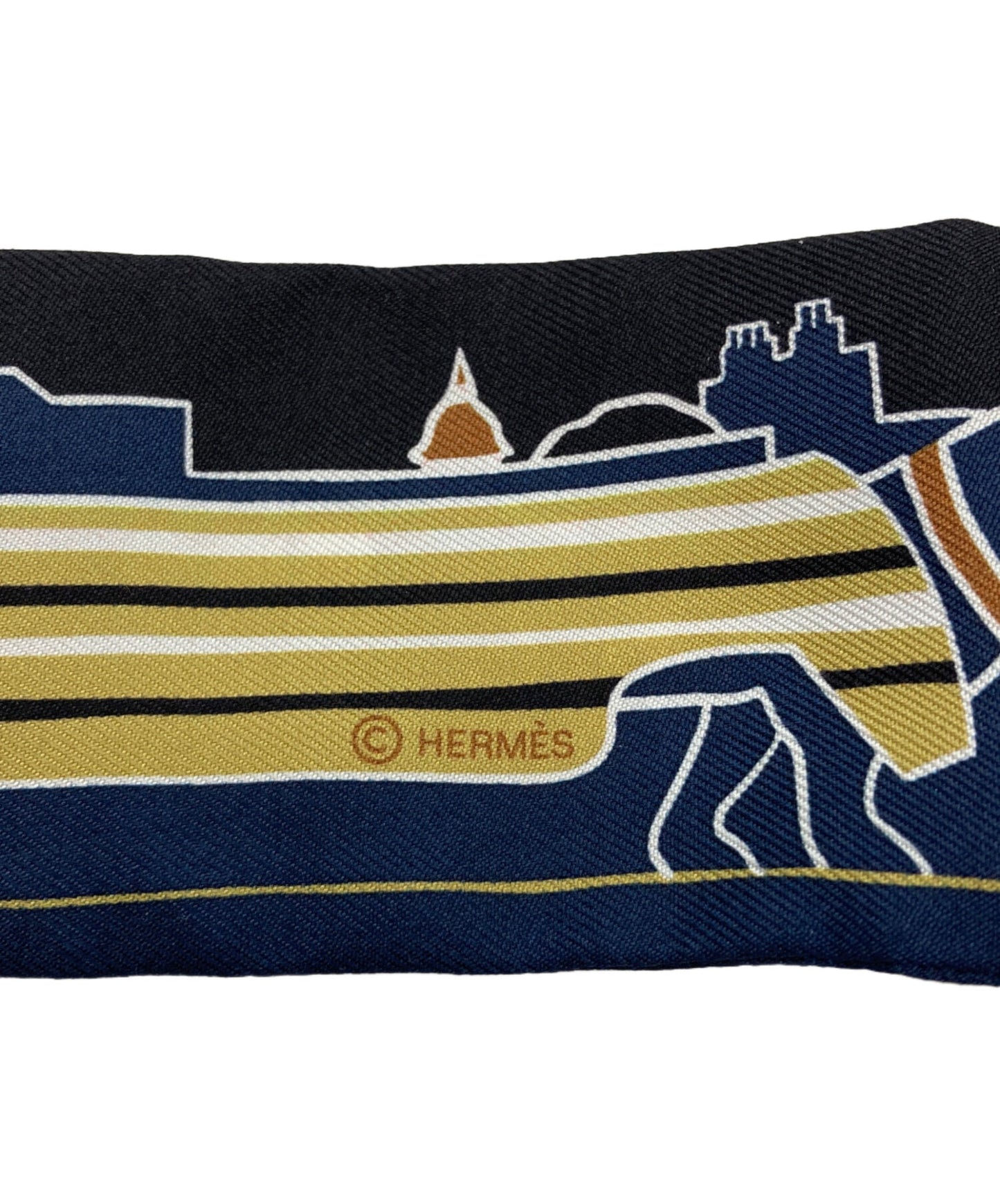 [Pre-owned] HERMES Twilly Les Chiens Parisiens Parisien Dogs