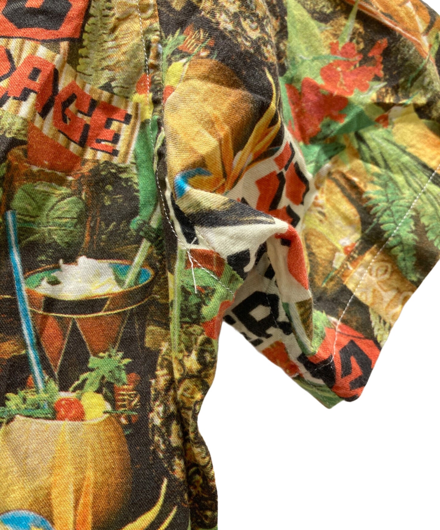 [Pre-owned] Hysteric Glamour Girl Print Aloha Shirt 0242AH07