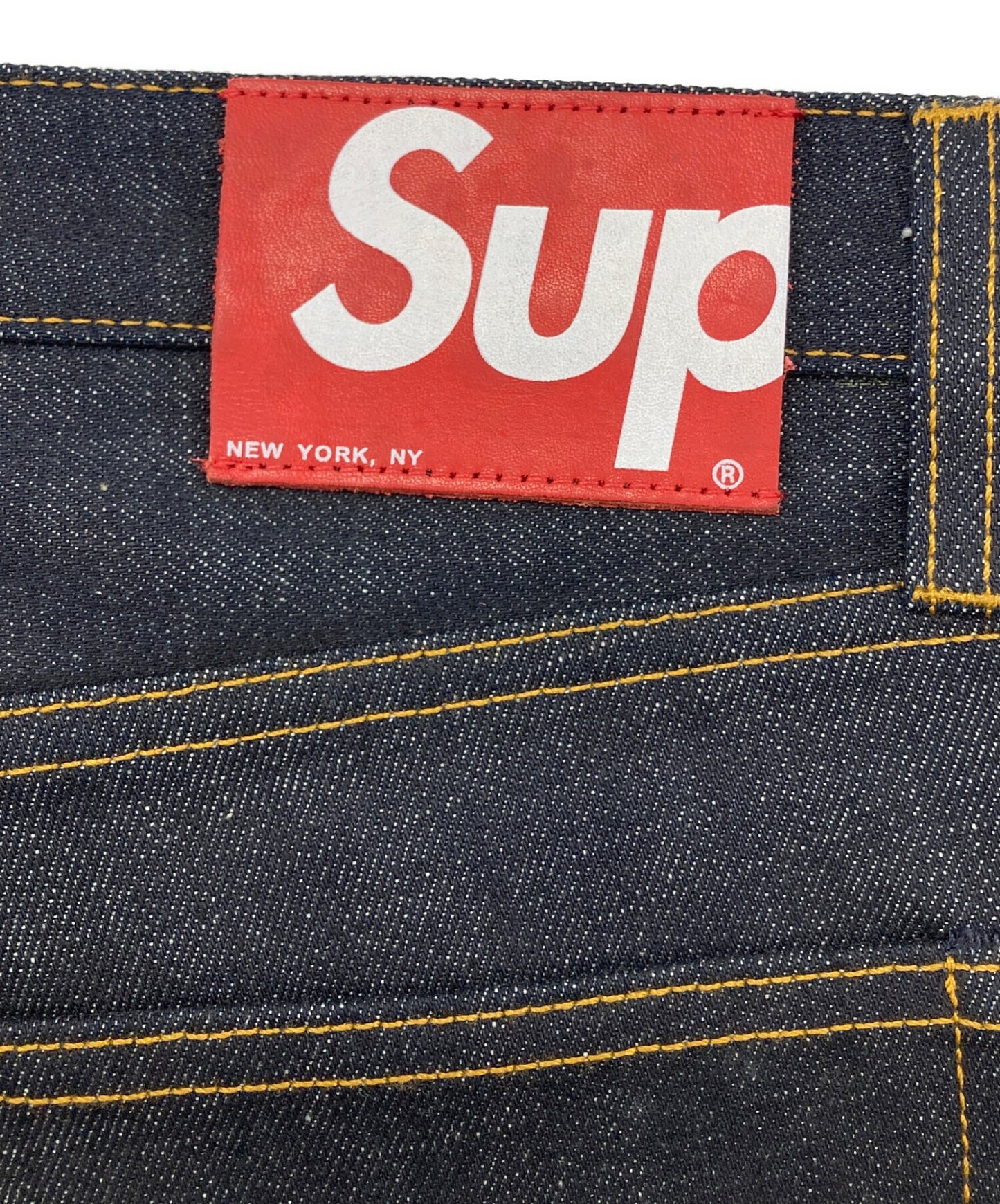 [Pre-owned] SUPREME rigid denim