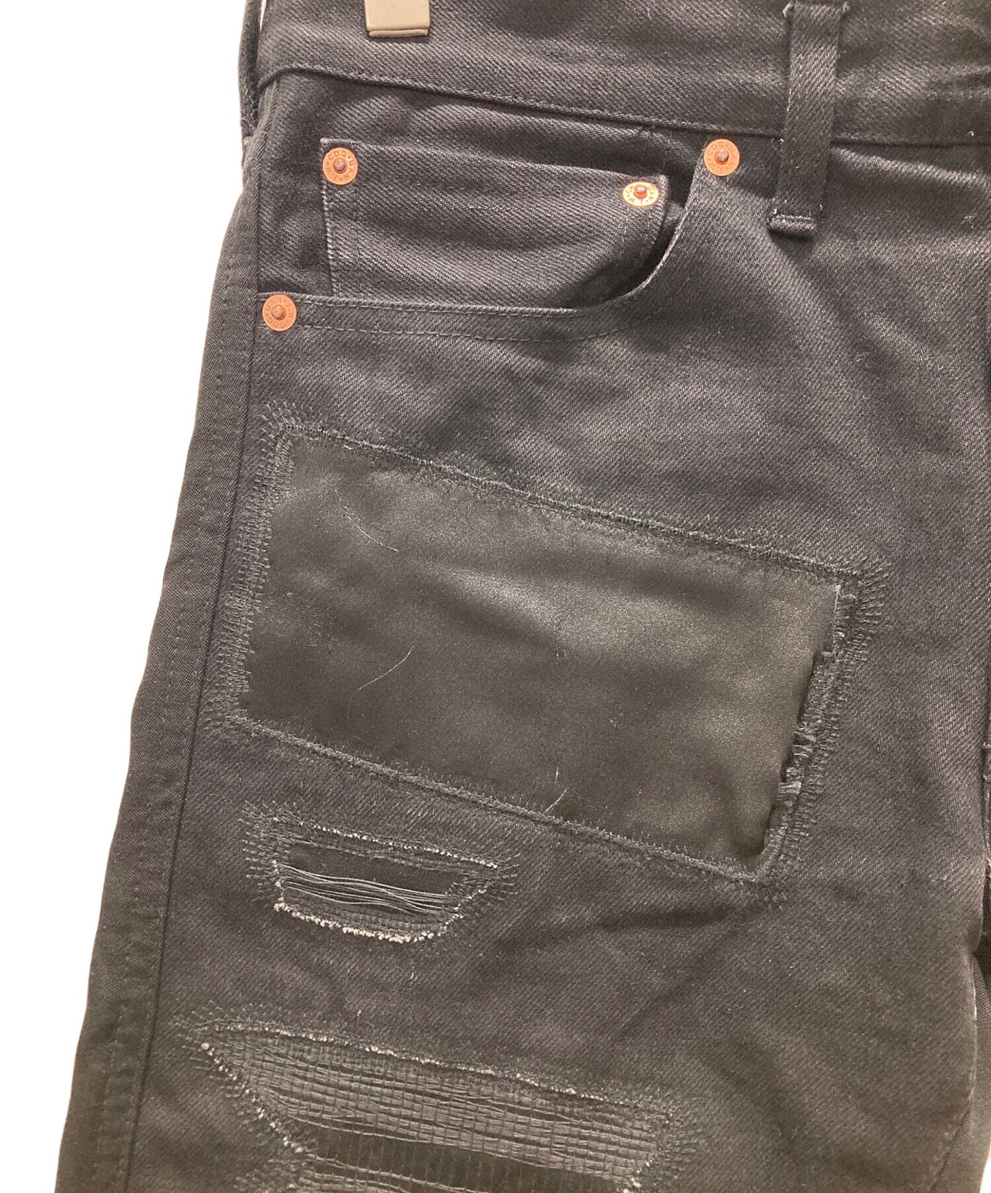 [Pre-owned] COMME des GARCONS JUNYA WATANABE MAN Wooled Skin Paneled Denim Pants WP-P039