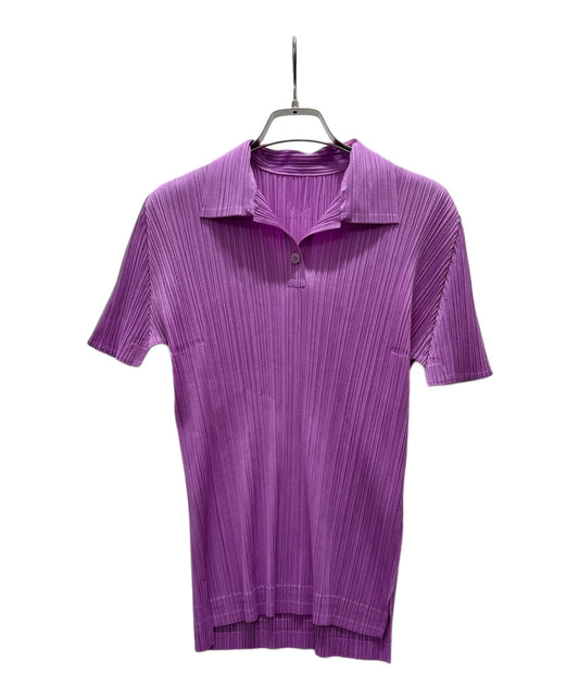 [Pre-owned] PLEATS PLEASE Pleated blouse with collar PP93-JK128