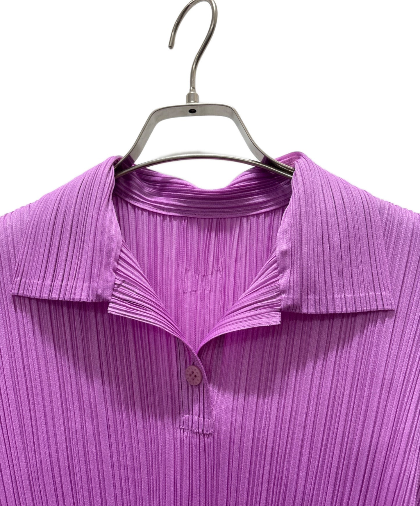 [Pre-owned] PLEATS PLEASE Pleated blouse with collar PP93-JK128