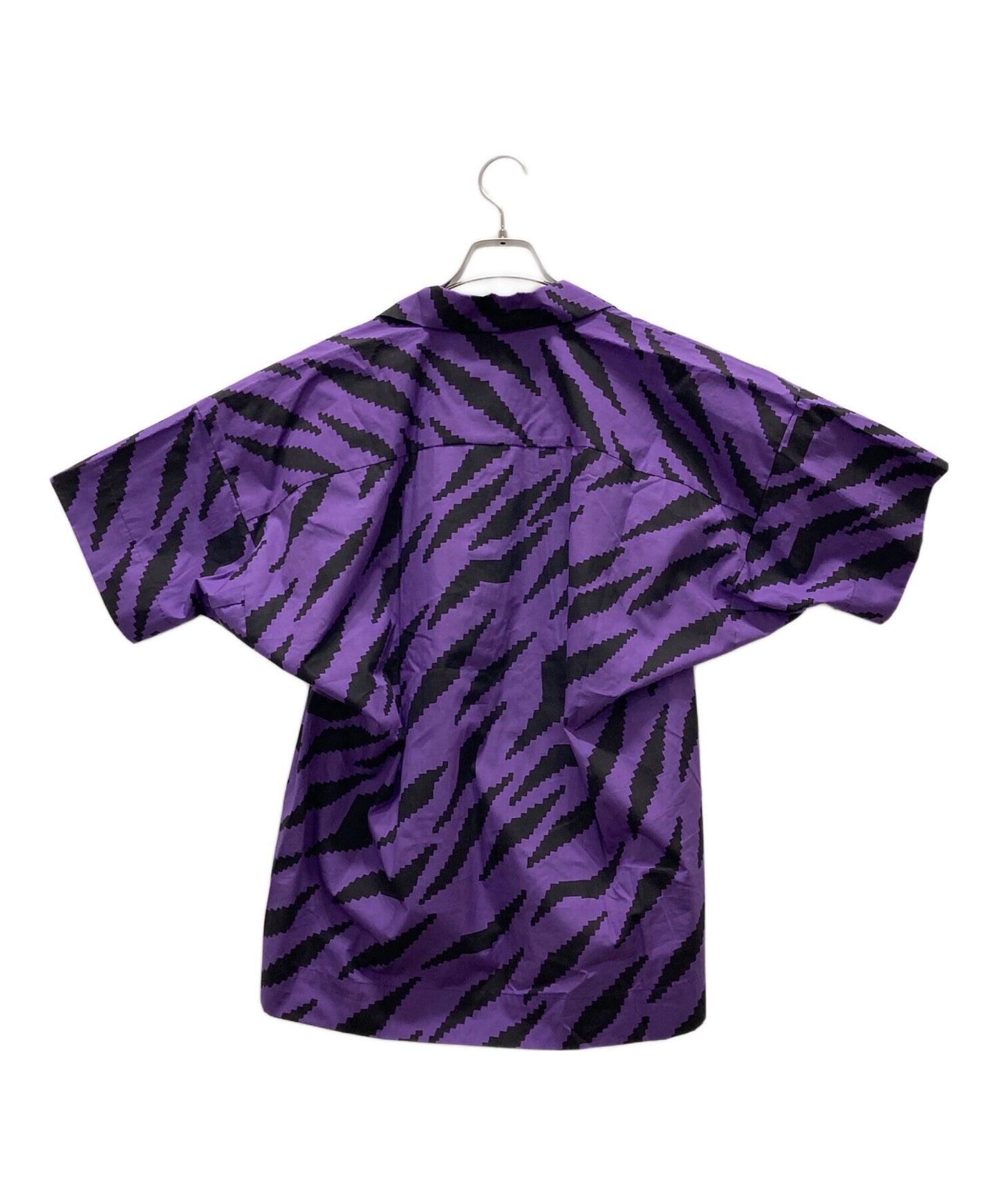 [Pre-owned] Vivienne Westwood RED LABEL Tiger stripe print open collar shirt 16-12-851021-00