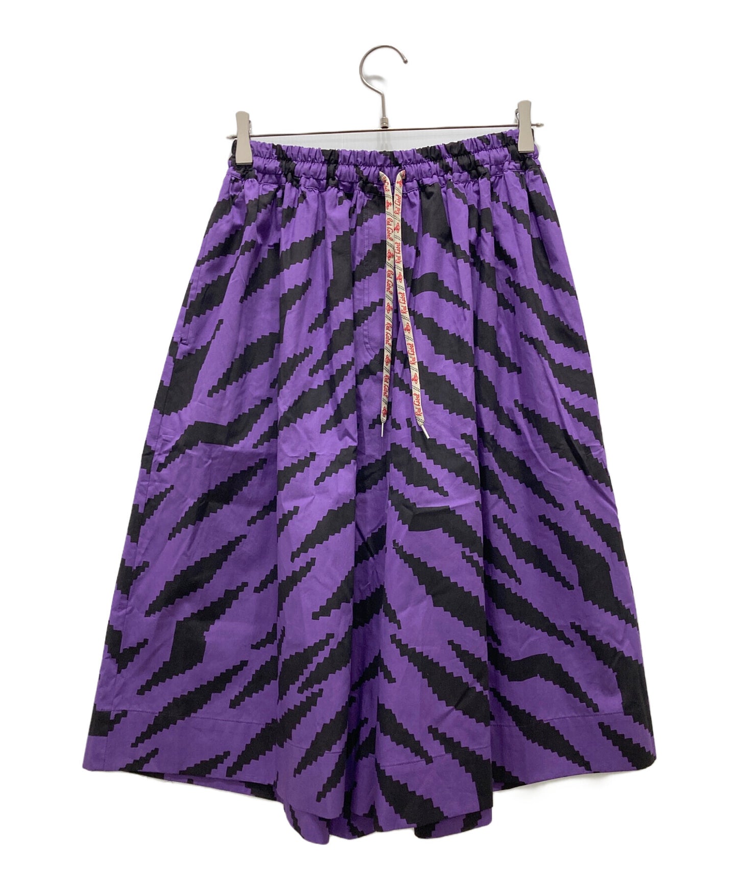 [Pre-owned] Vivienne Westwood RED LABEL Tiger Stripe Print Gathered Wide Cropped Pants 16-12-751022-00