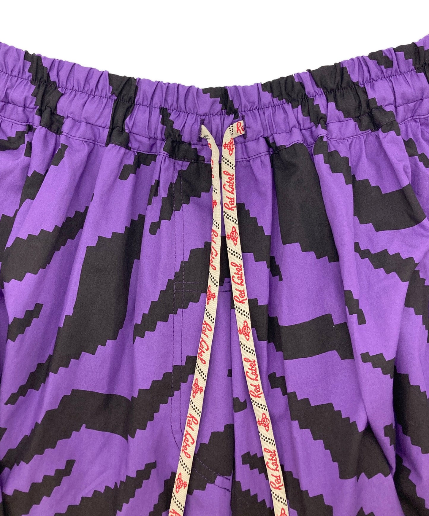 [Pre-owned] Vivienne Westwood RED LABEL Tiger Stripe Print Gathered Wide Cropped Pants 16-12-751022-00