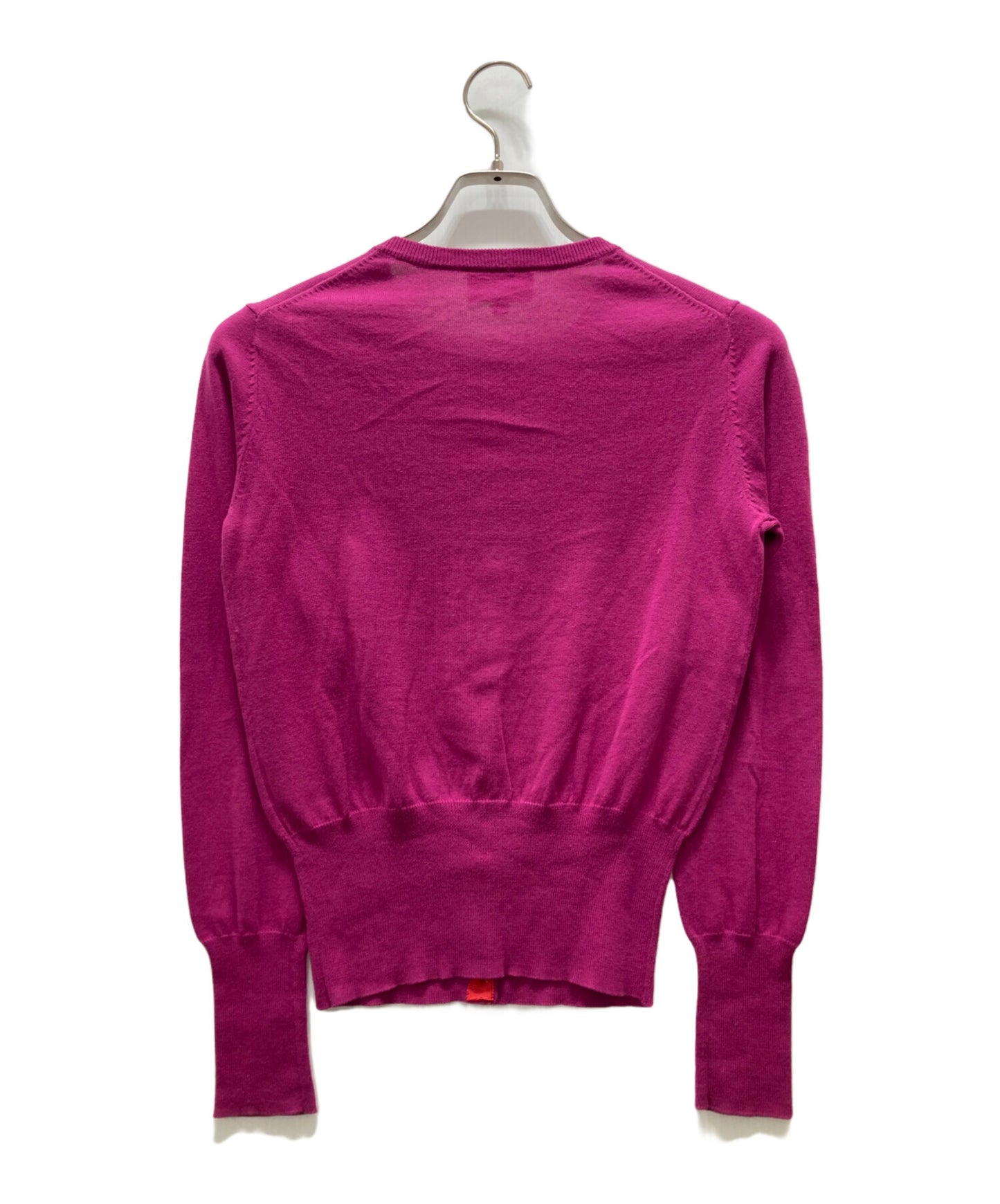 [Pre-owned] Vivienne Westwood GOLD LABEL Orb Embroidery Round Neck Cardigan 16-01-171003 78201