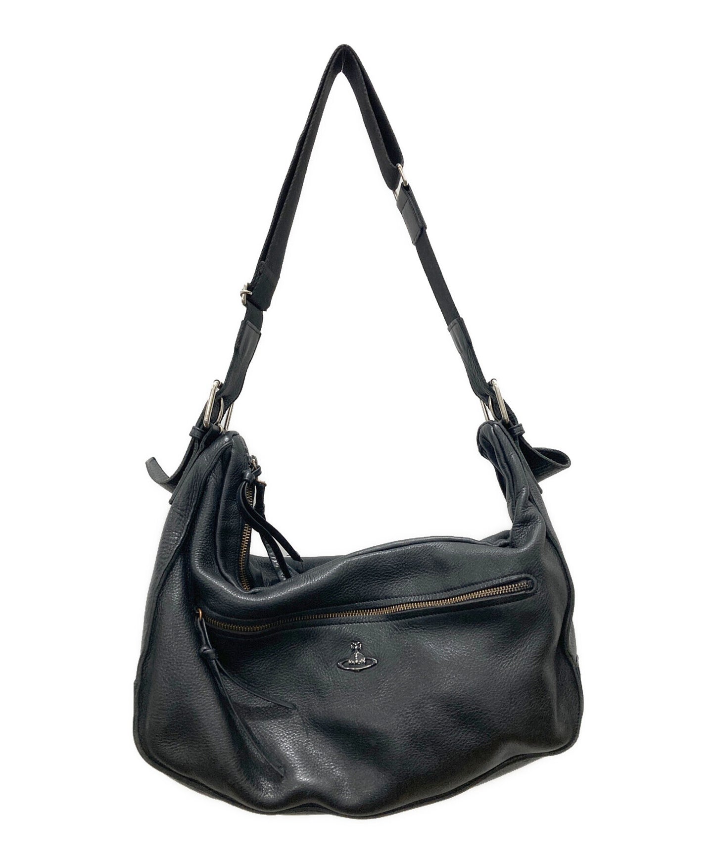 [Pre-owned] Vivienne Westwood Mini orb hardware leather shoulder bag
