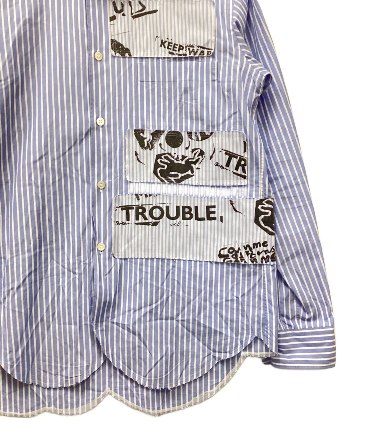 [Pre-owned] COMME des GARCONS HOMME PLUS Striped shirts Long sleeve shirts PB-B031 2008