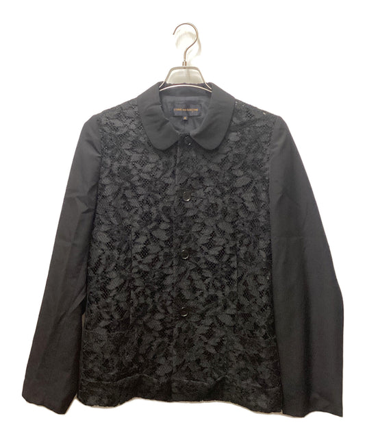 [Pre-owned] COMME des GARCONS Round Collar Lace Jacket GJ-11049M