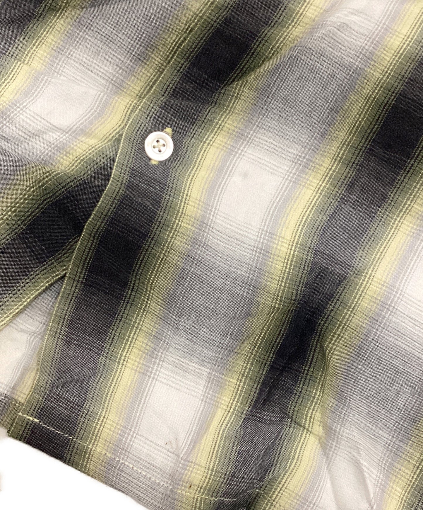 [Pre-owned] WACKO MARIA Ombre rayon open collar shirt, long sleeve shirt