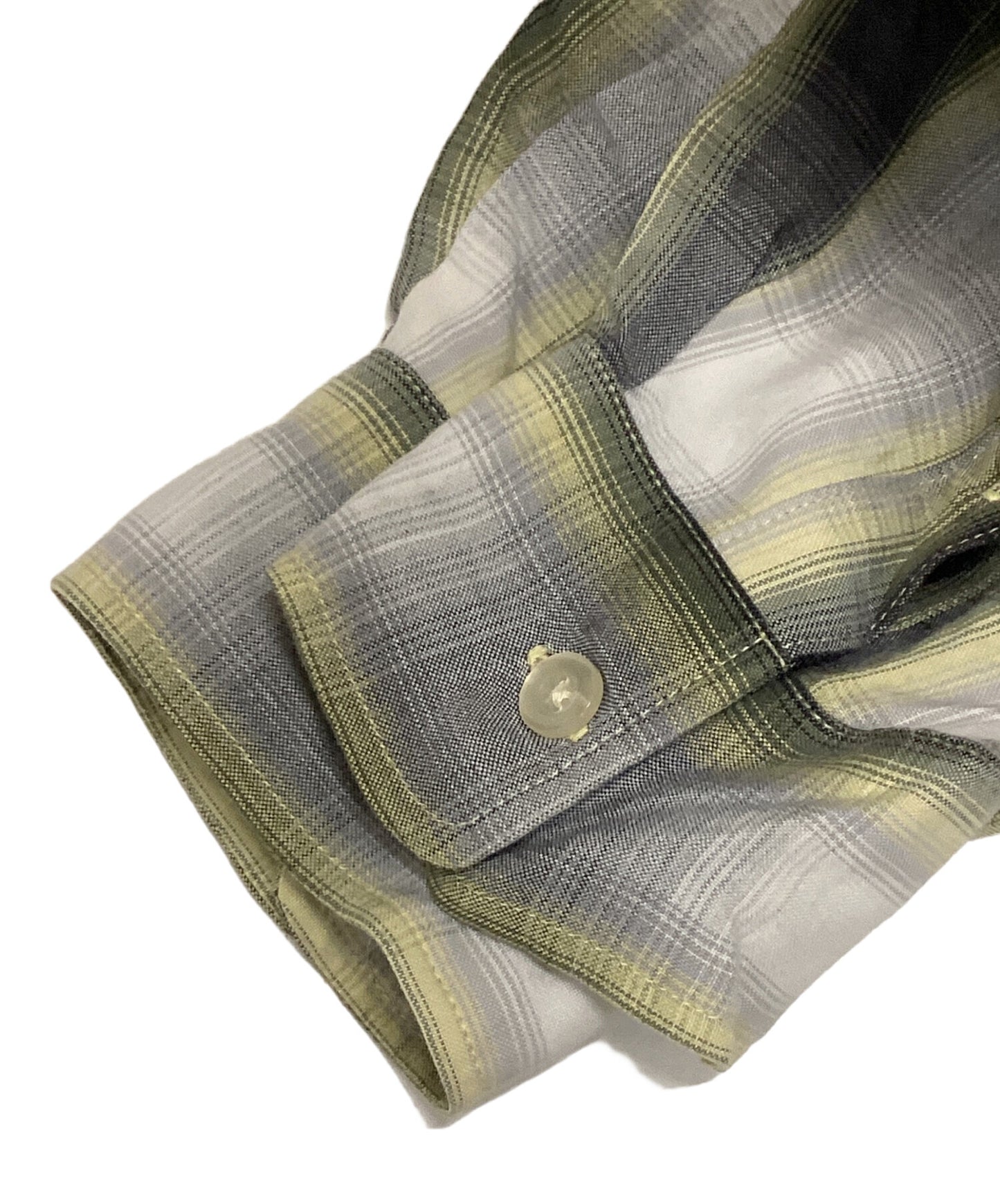 [Pre-owned] WACKO MARIA Ombre rayon open collar shirt, long sleeve shirt