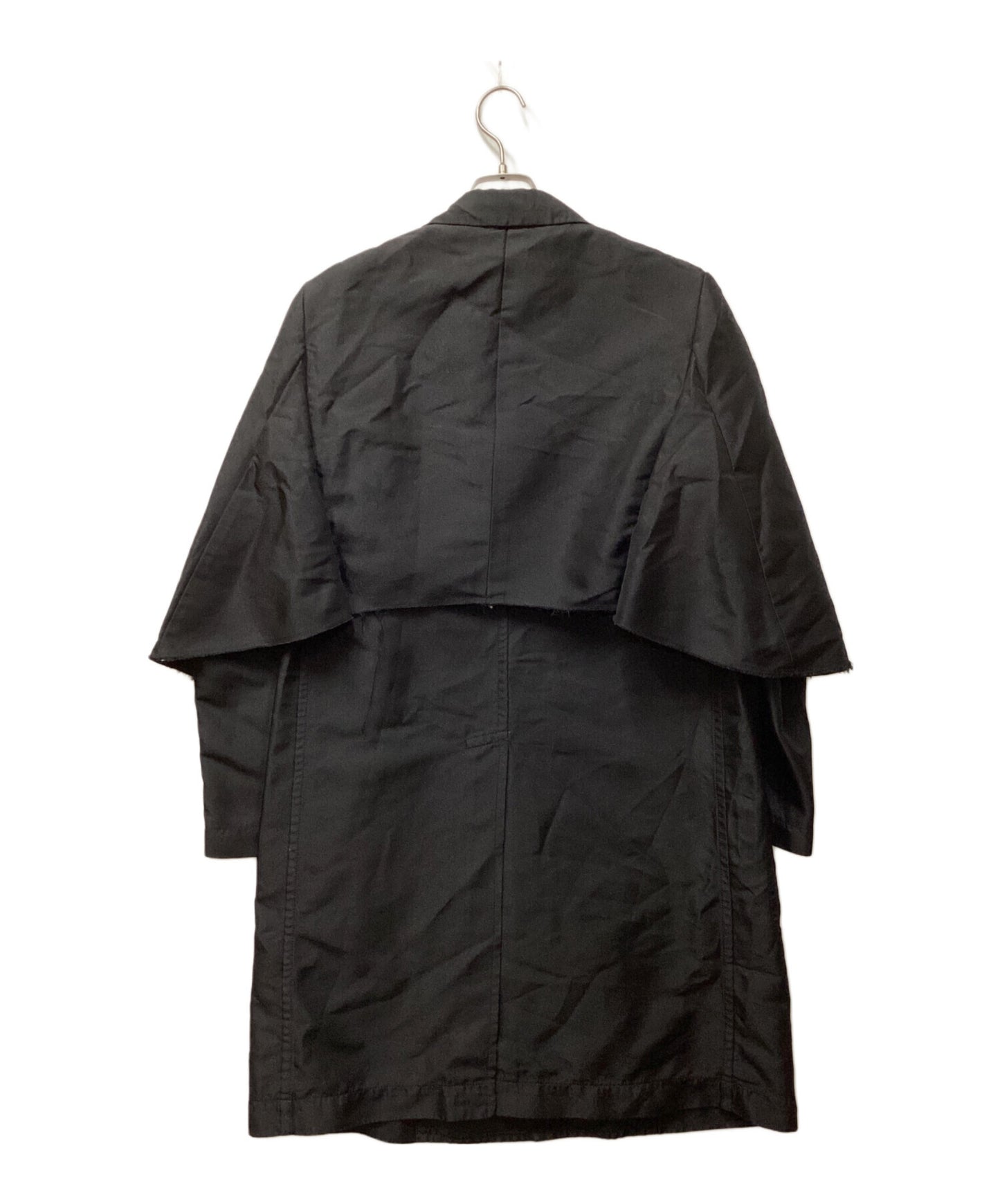 [Pre-owned] COMME des GARCONS HOMME PLUS hemmed-detailed coat PF-J065