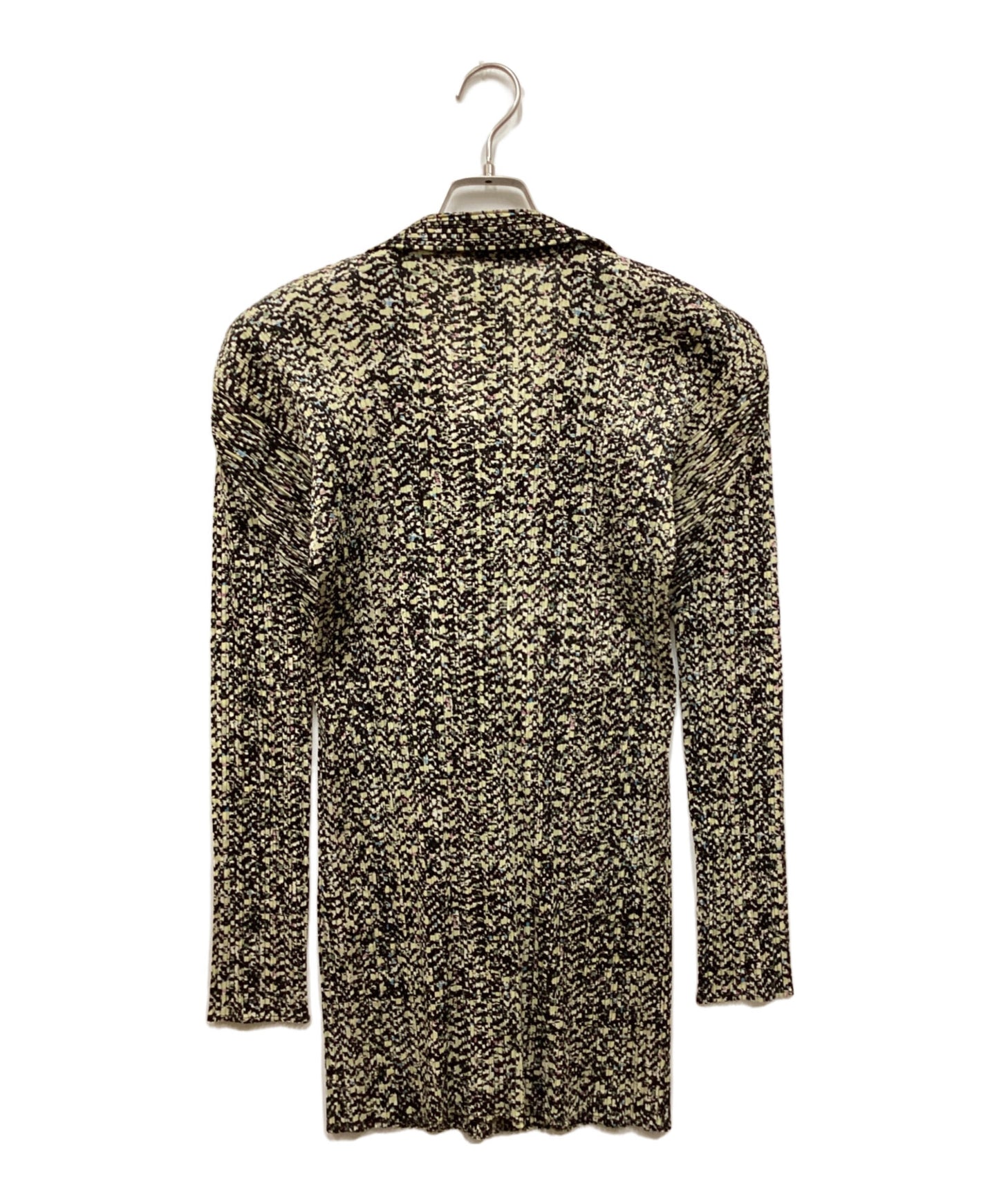 [Pre-owned] PLEATS PLEASE Pleated blouse with all-over pattern Blouse PP74-JK725